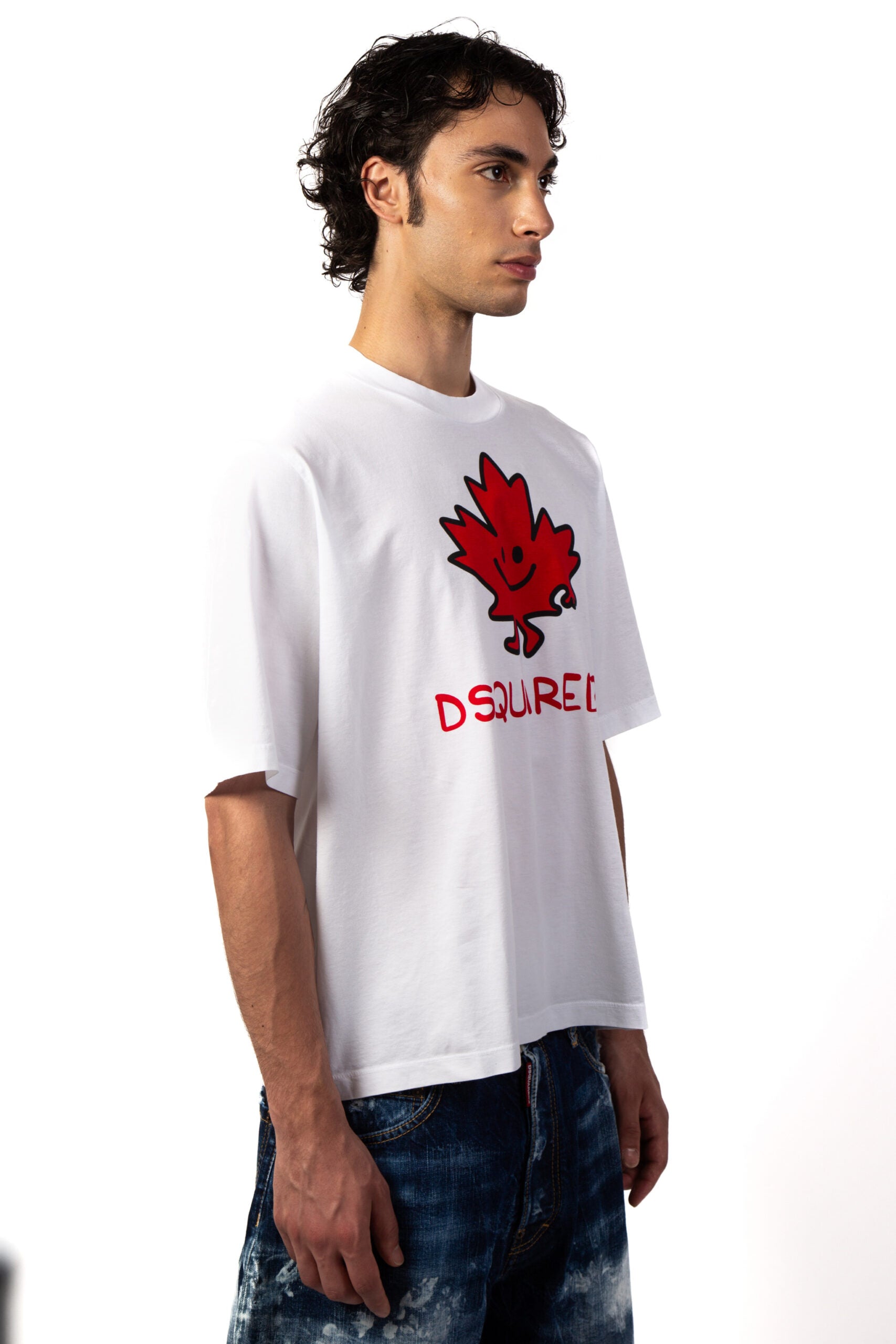 Dsquared2 T Shirt Con Logo Di Cotone-3