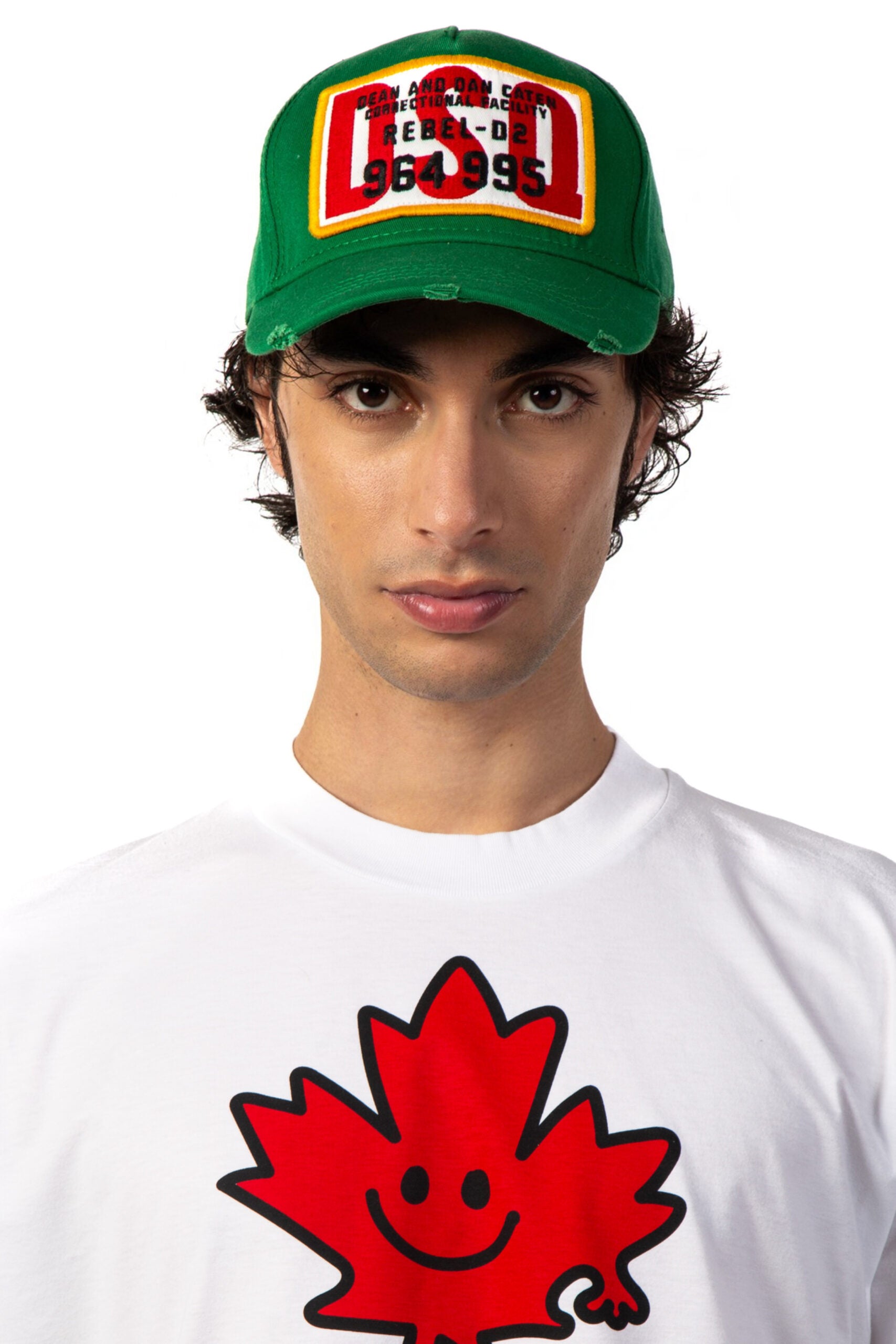 Dsquared Cappello Baseball Con Patch