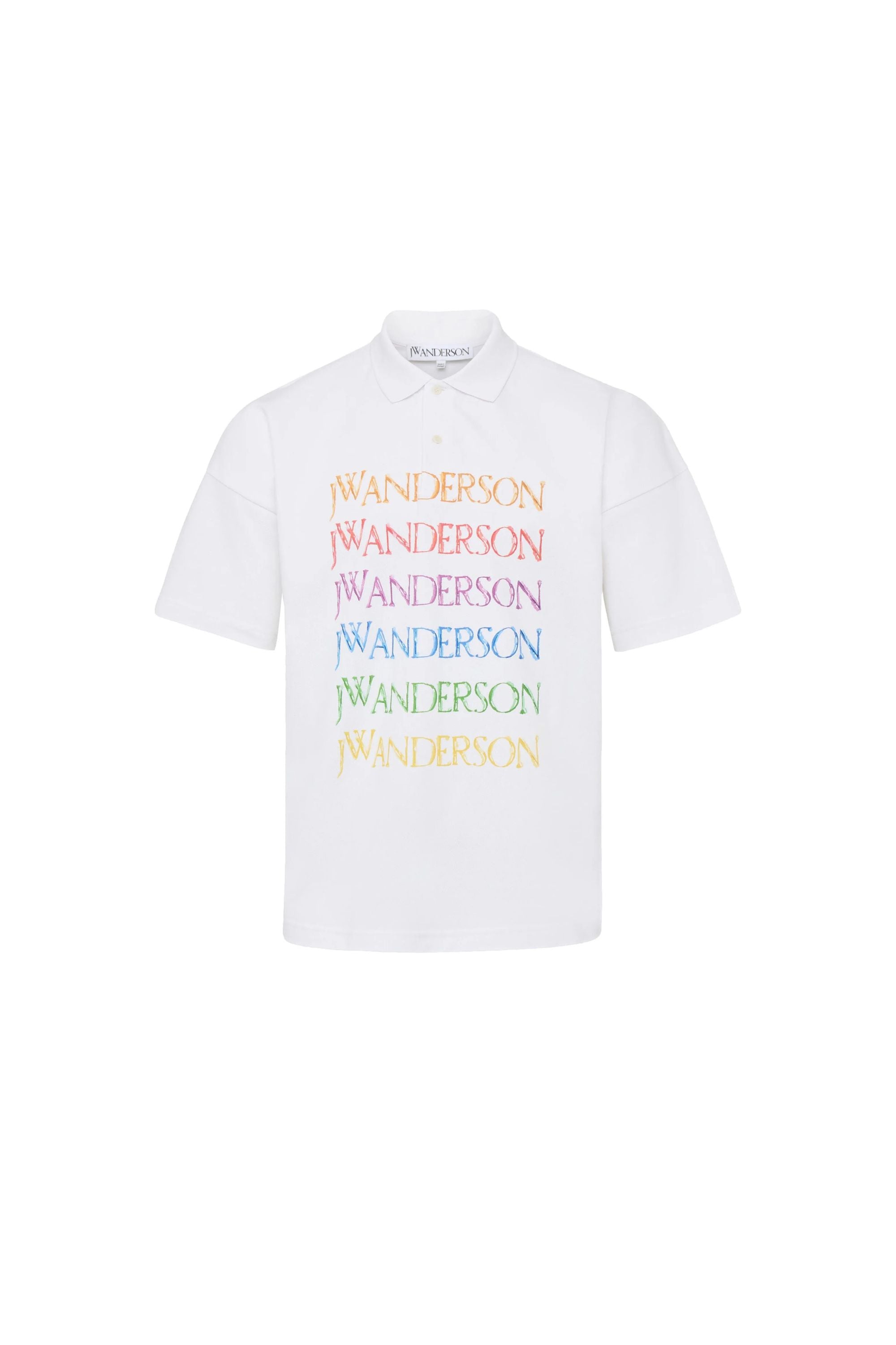 JW Anderson Polo con Stampa Logo vista frontale