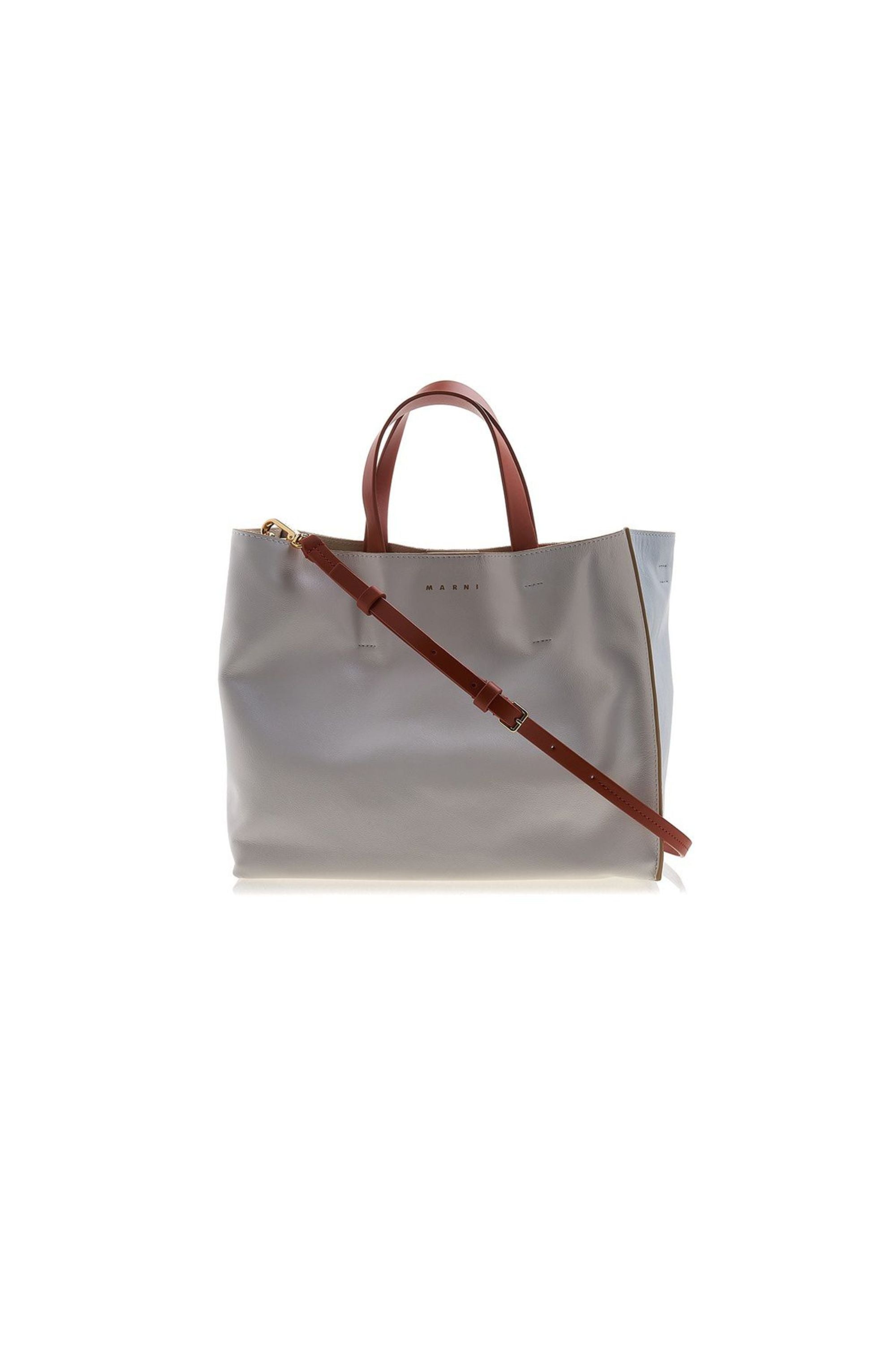 Marni Borsa Museo Soft con Logo vista frontale