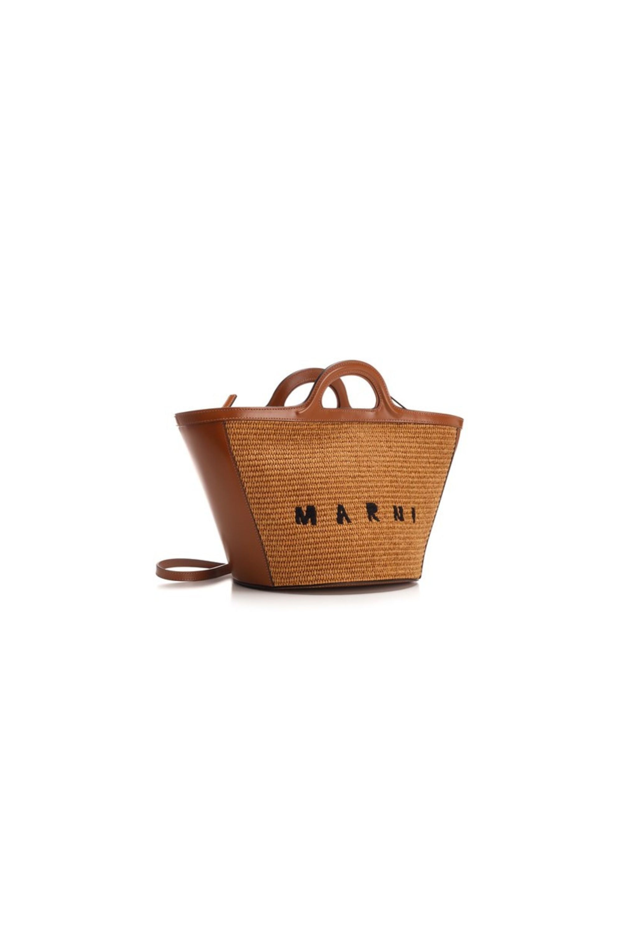 Marni Borsa Piccola Intrecciata Tropicalia vista laterale
