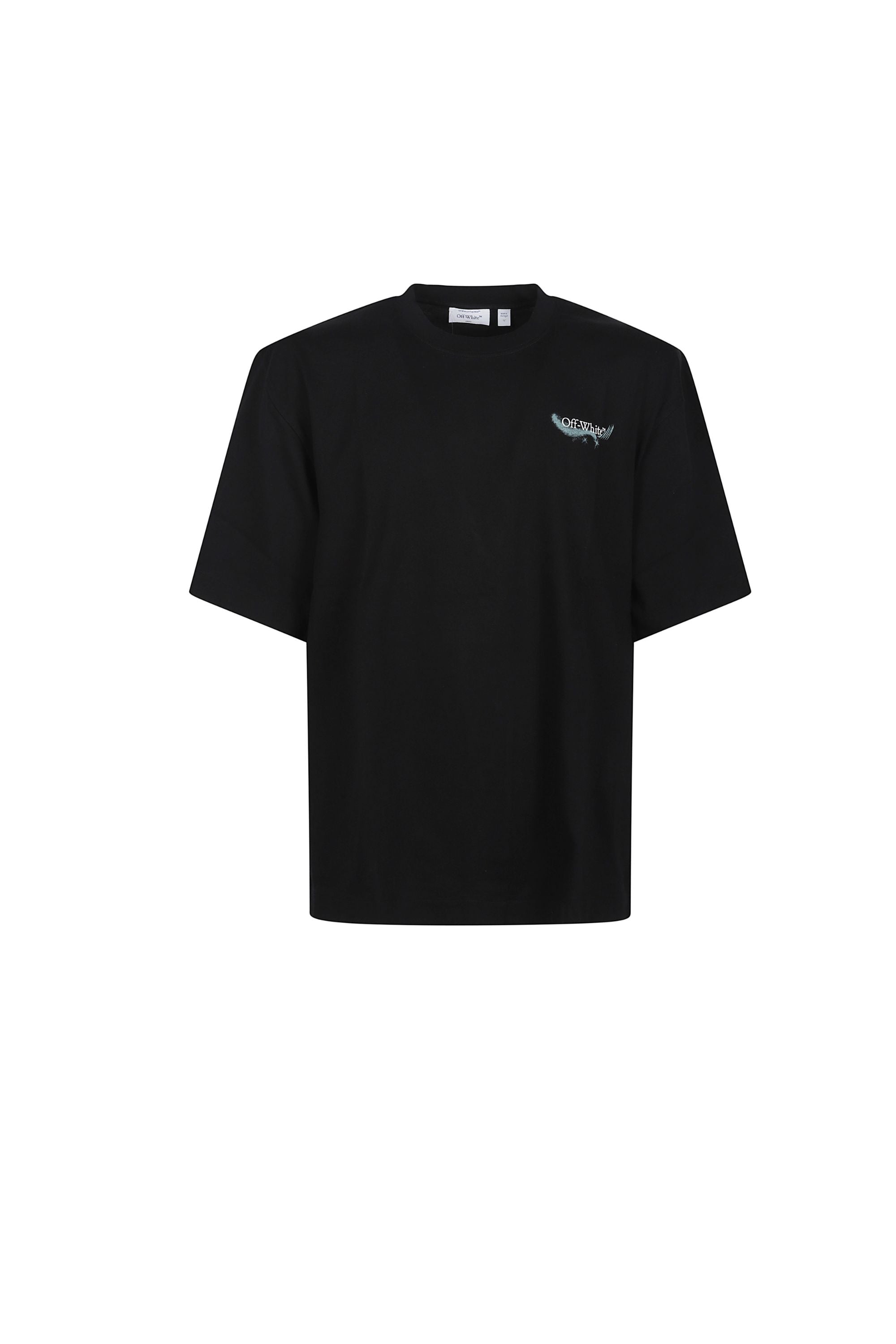 Off-White T-shirt Moon S/S Skate vista frontale