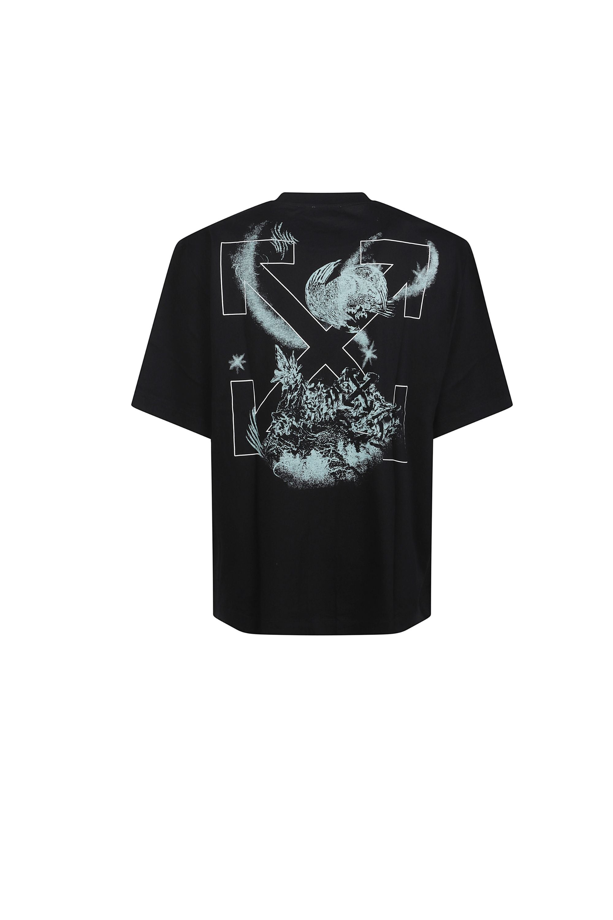 Off-White T-shirt Moon S/S Skate vista retro