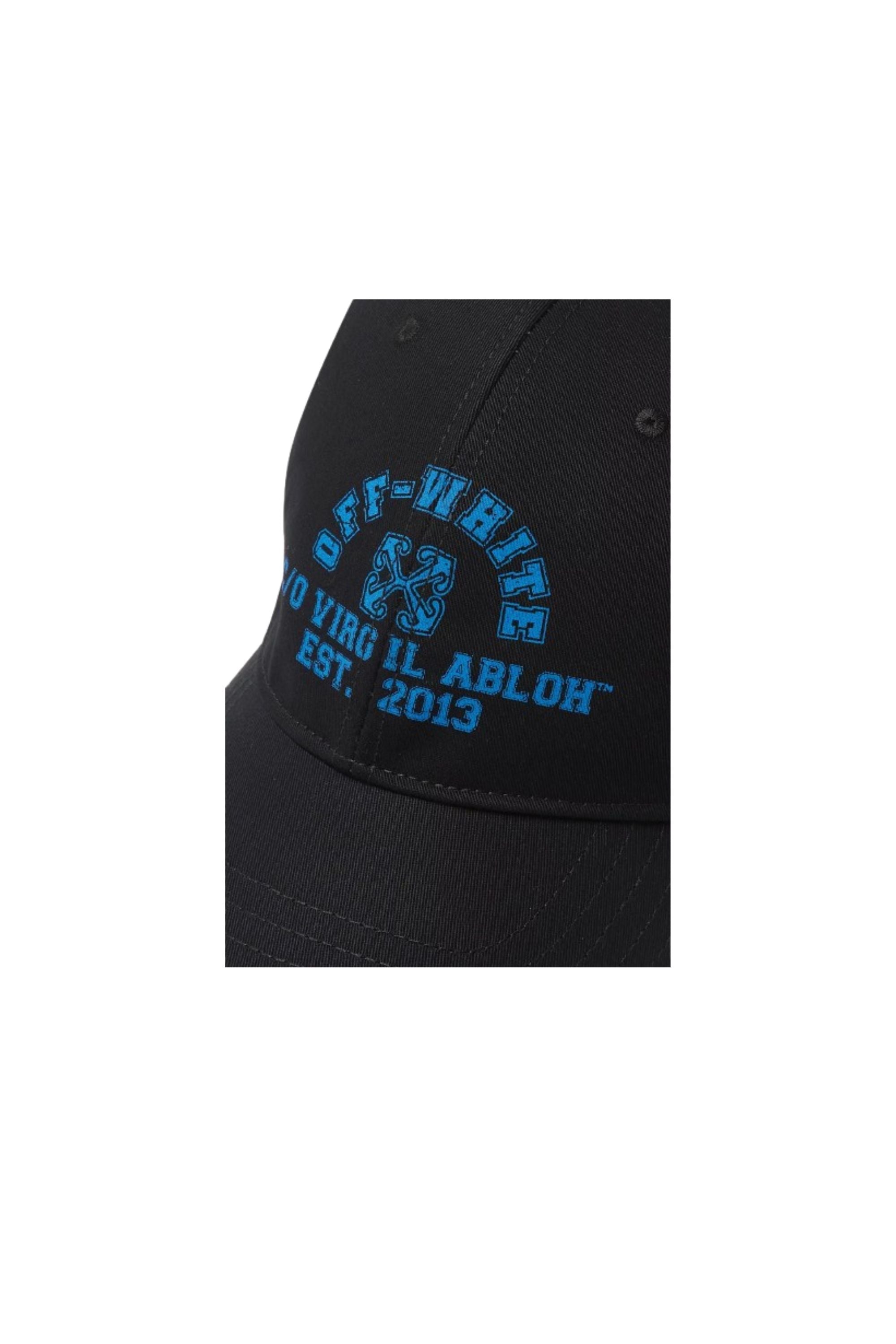Off White Cappello Washed Est 13 con Logo zoom