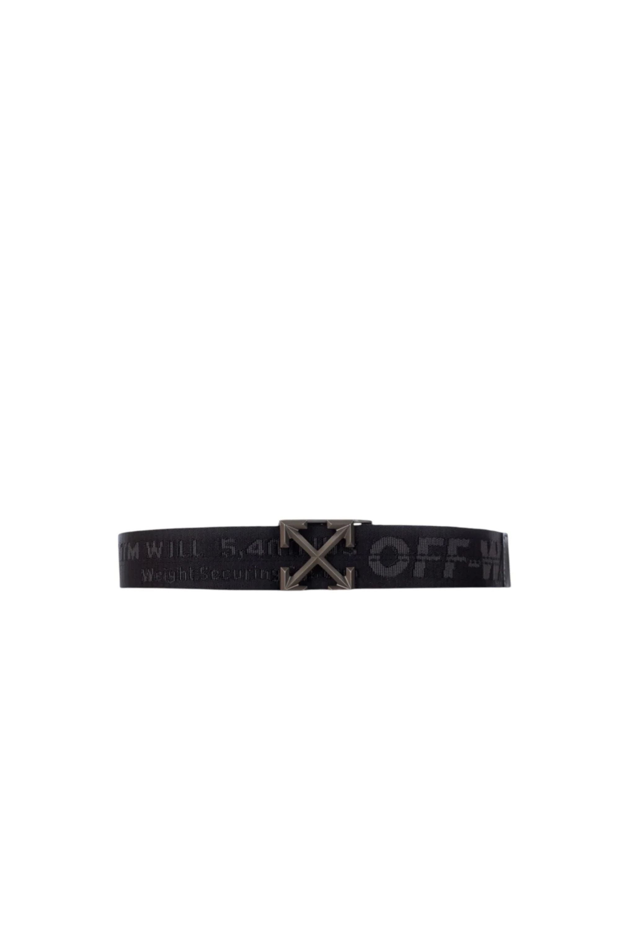 Off White Cintura Tape Arrow in Nylon vista frontale