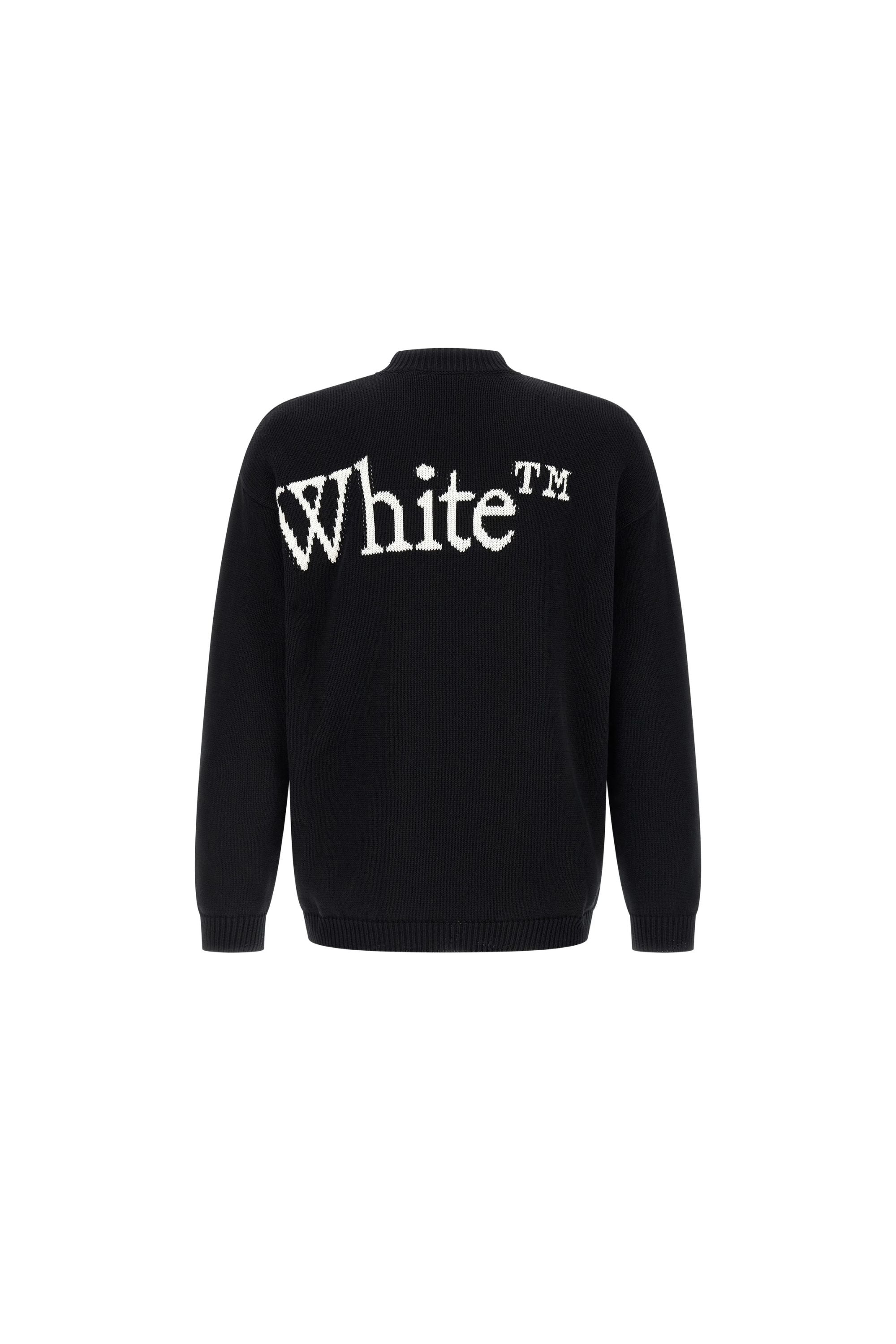 Off White Maglione con Logo Shared vista retro