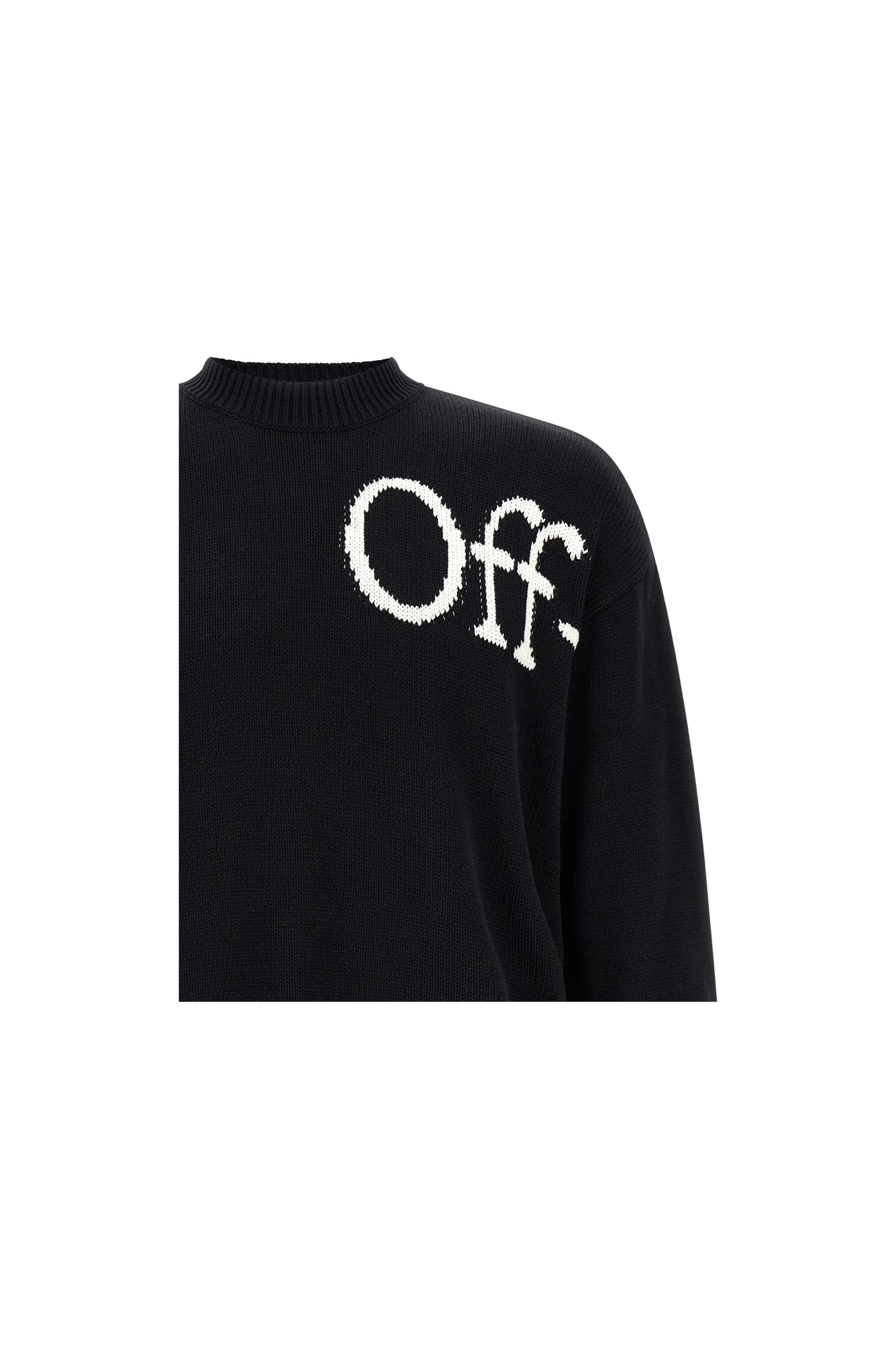 Off White Maglione con Logo Shared zoom