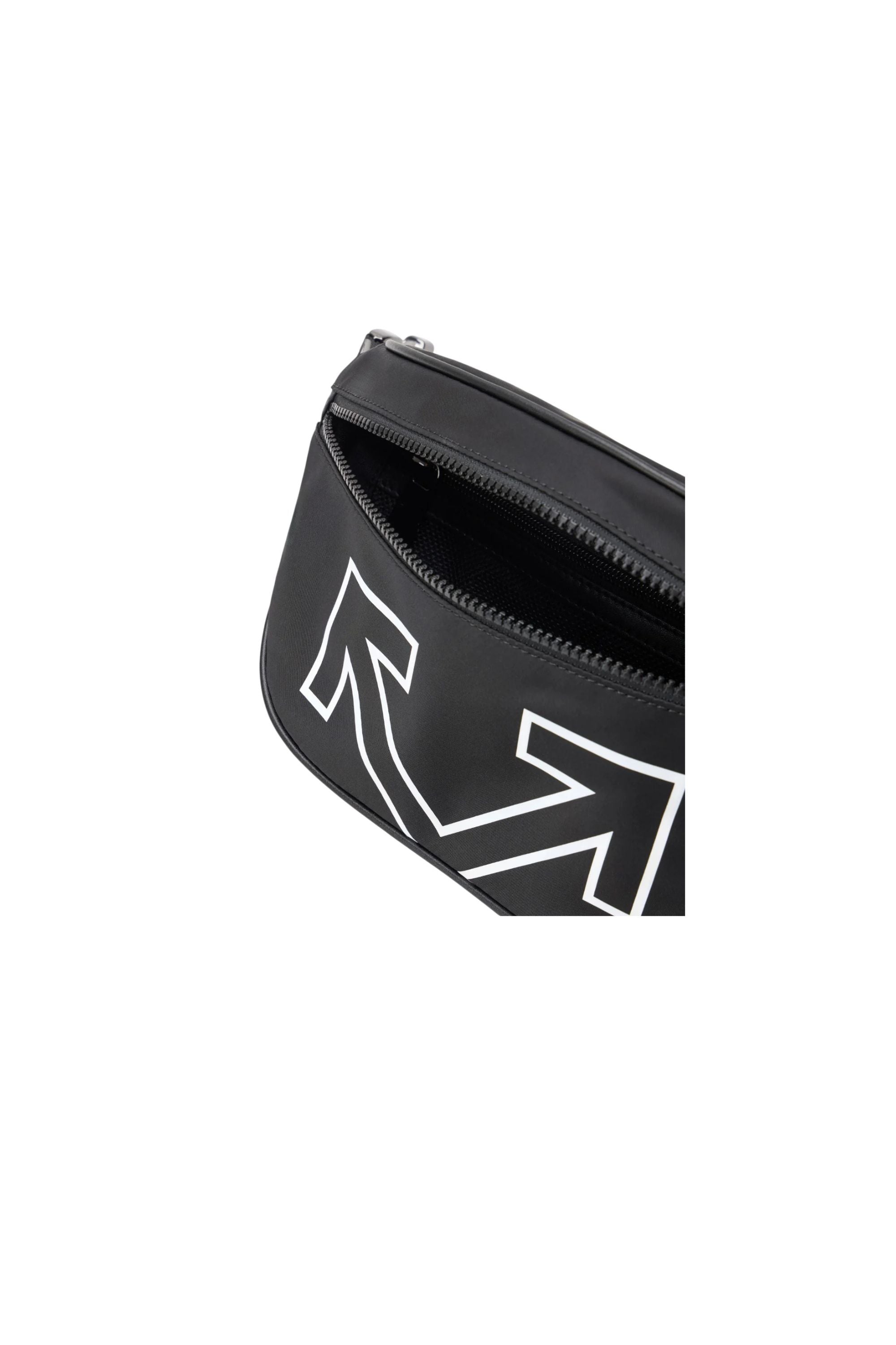 Off White Marsupio Heritage in Nylon aperto