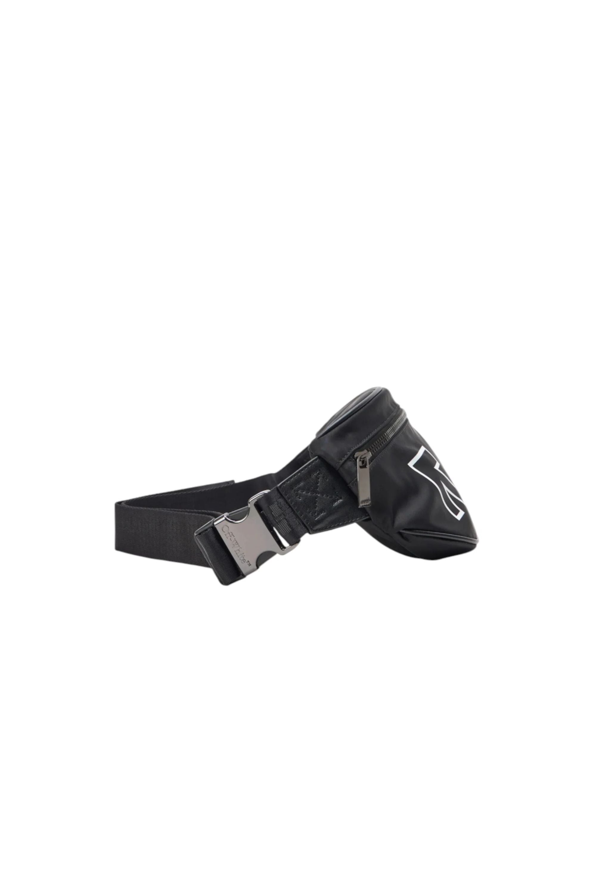 Off White Marsupio Heritage in Nylon vista laterale