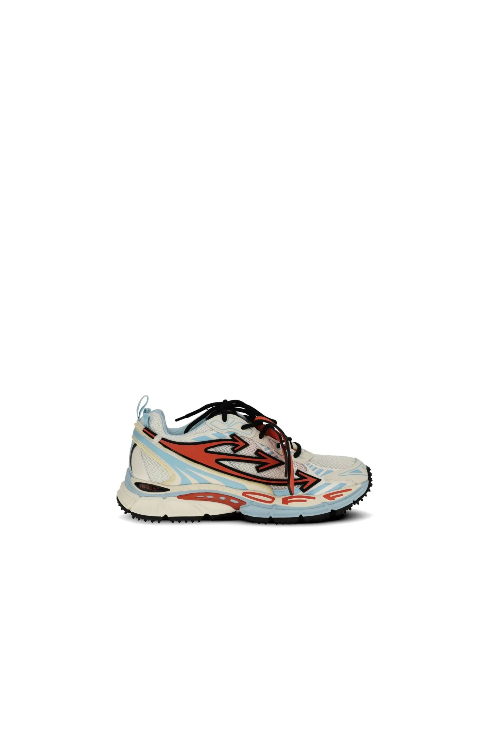 Off White Sneakers Be Right Back corallo vista laterale