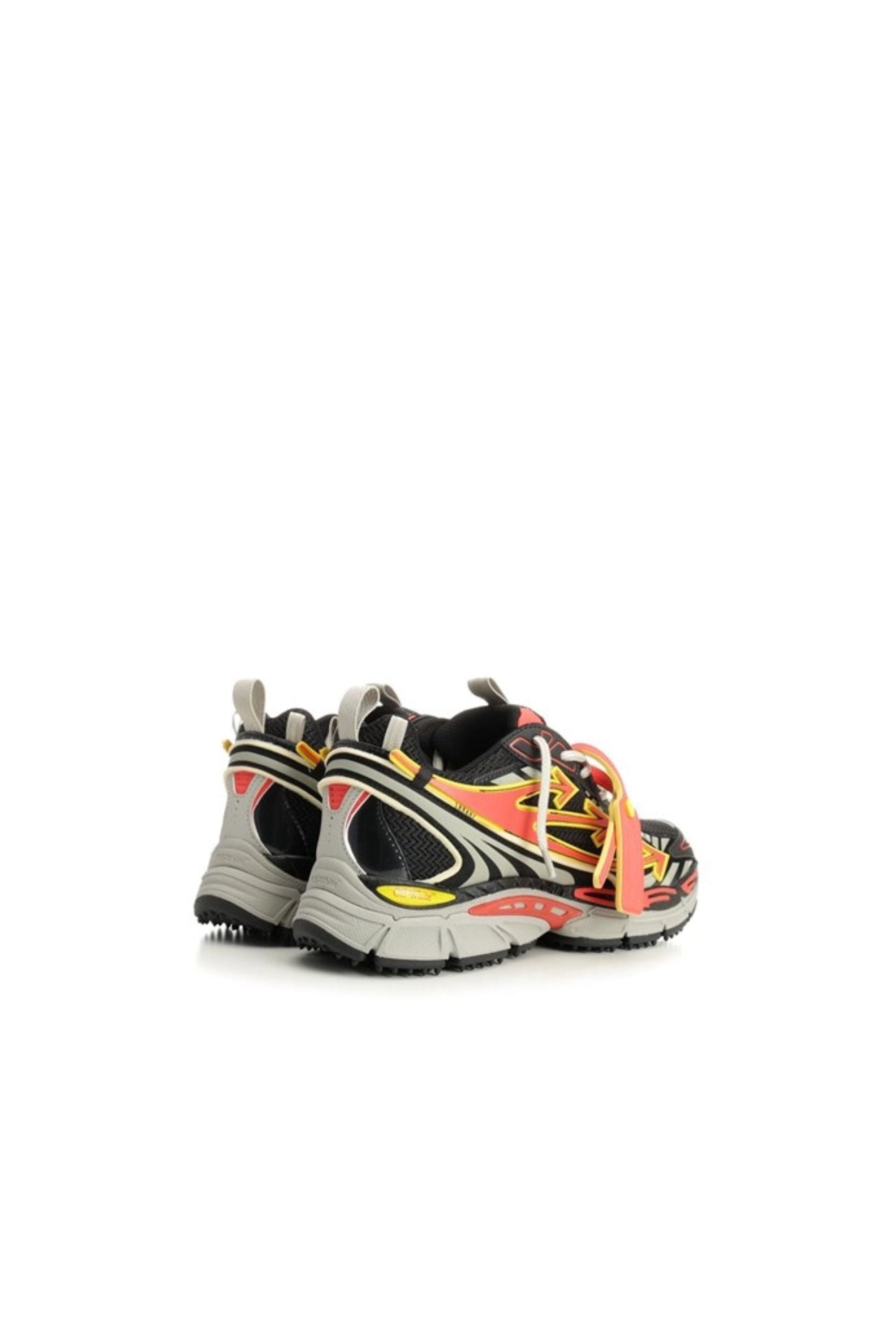 Off White Sneakers Be Right Back rosso vista retro