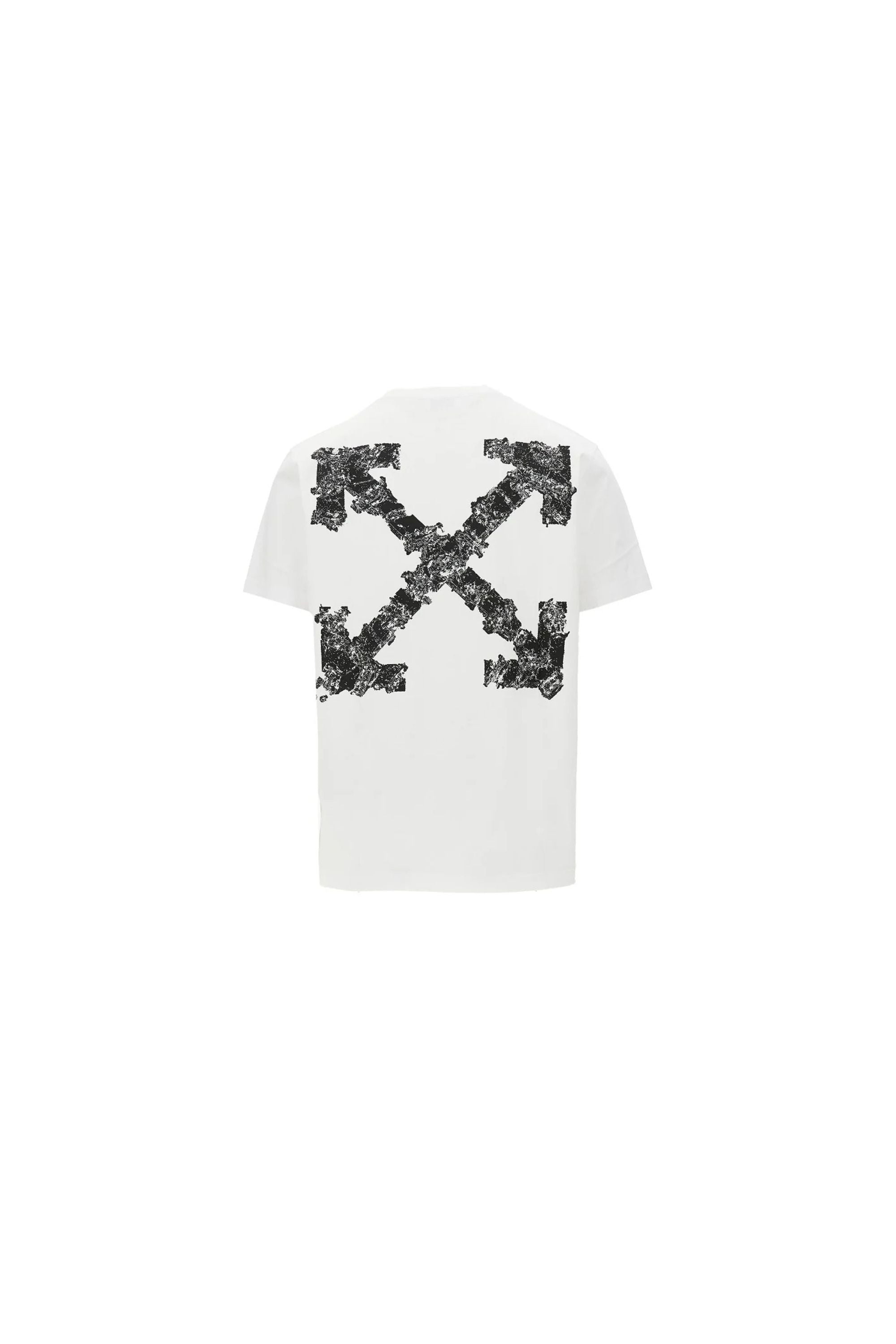 Off White T shirt Heraldic Arrow vista retro 2
