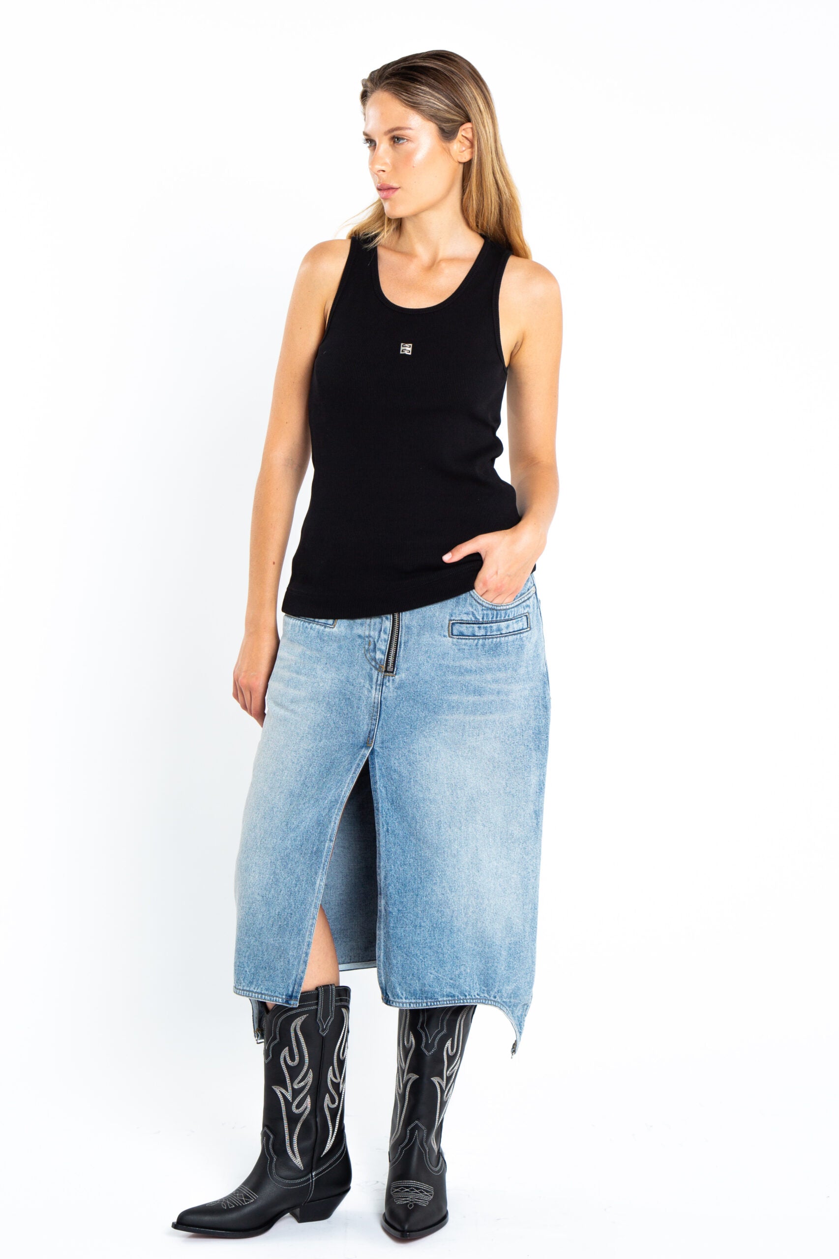 Sonora Stivali con ricamo