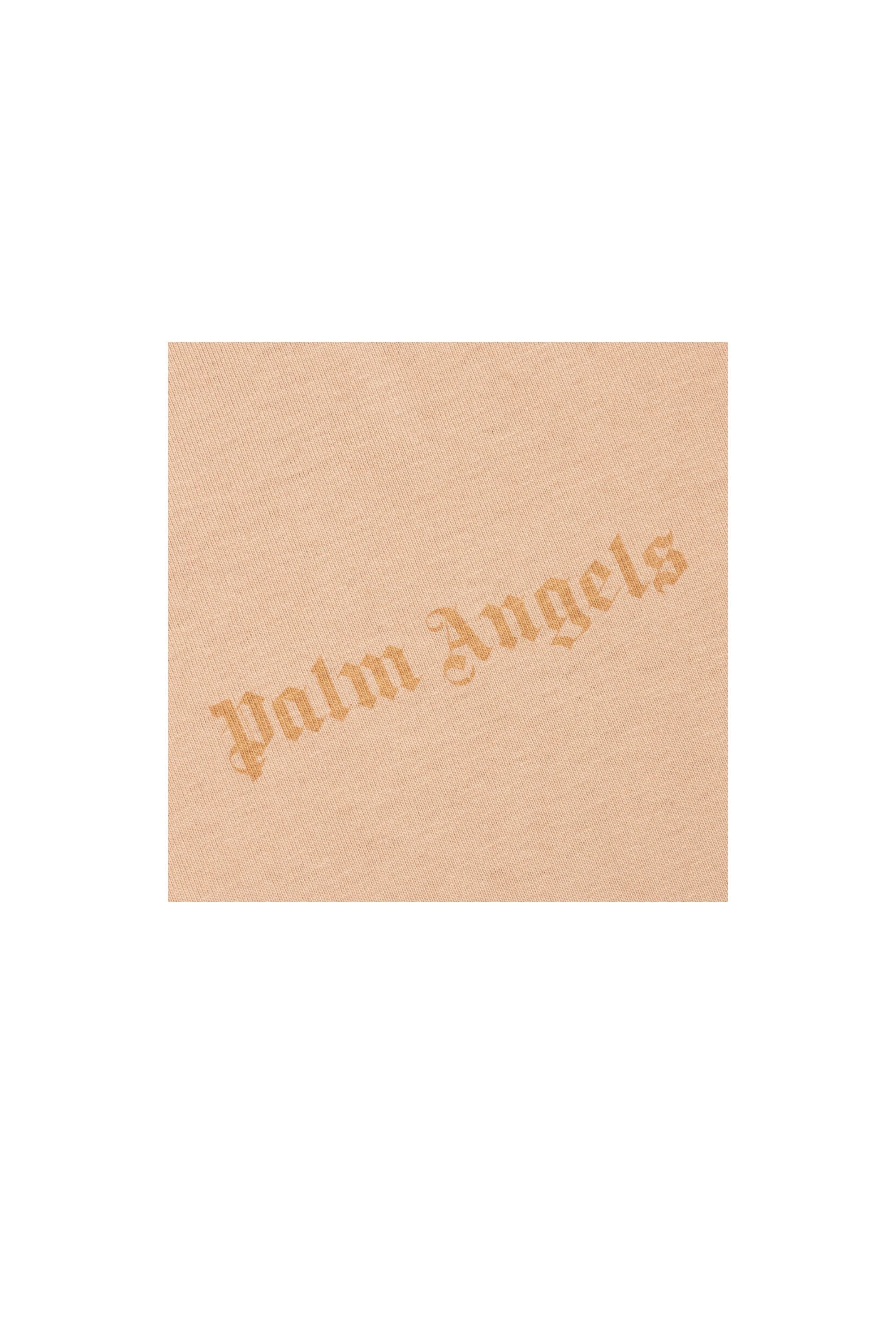 Palm Angels T shirt con Stampa Logo Reverse marrone vista zoom