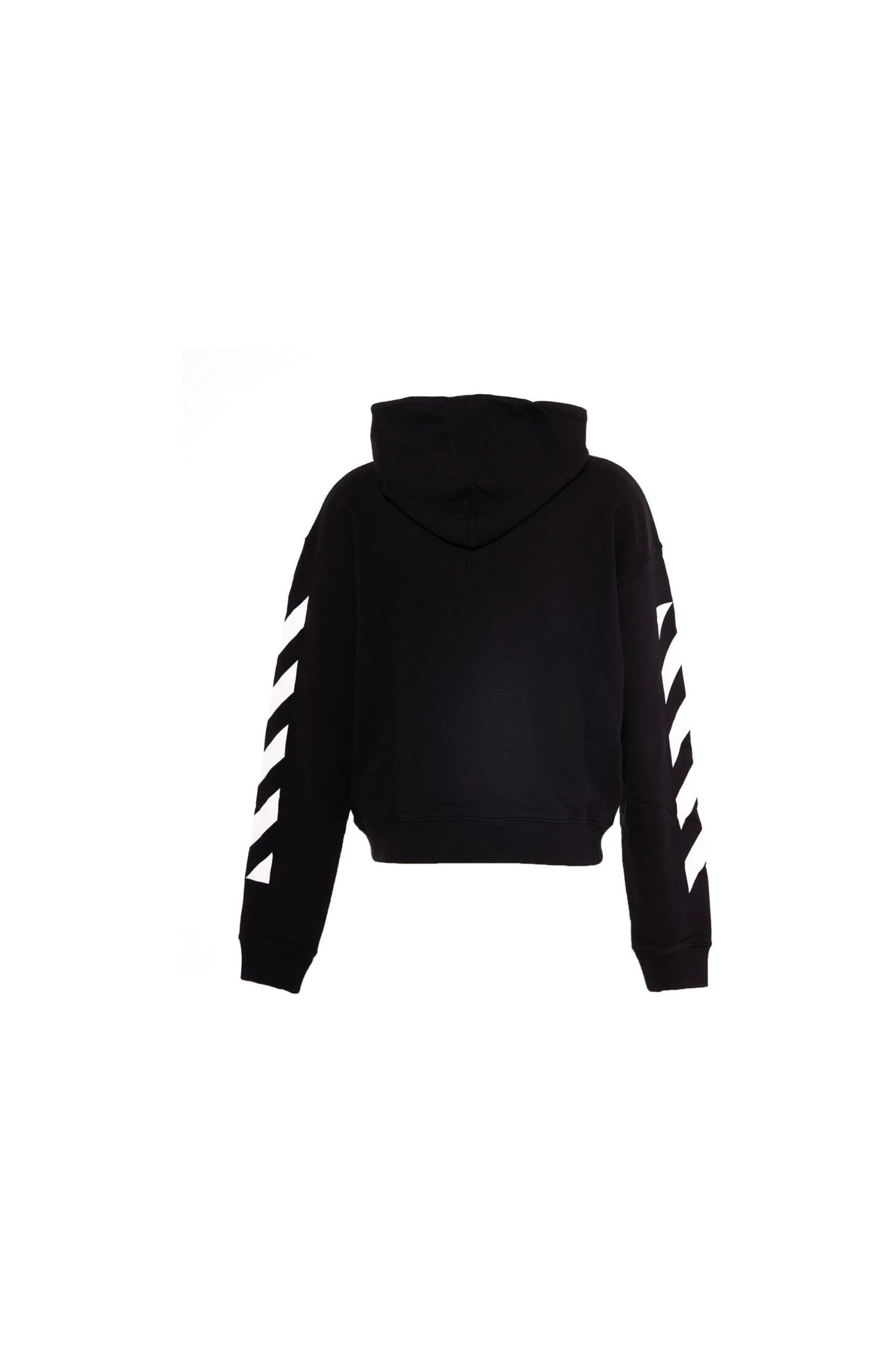 Off White Felpa Diag Logo con Cappuccio vista retro