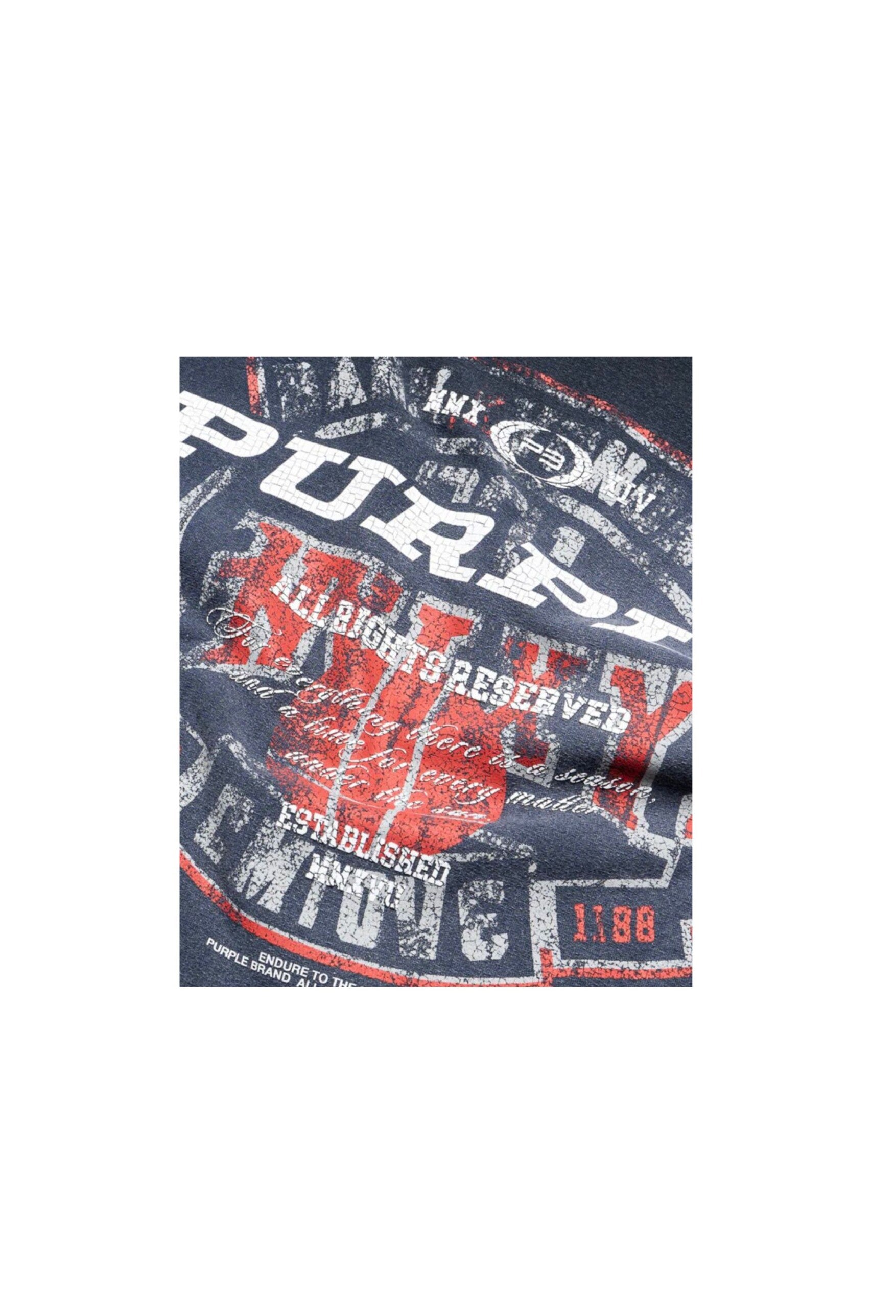 Purple Brand T shirt Inside Out zoom logo