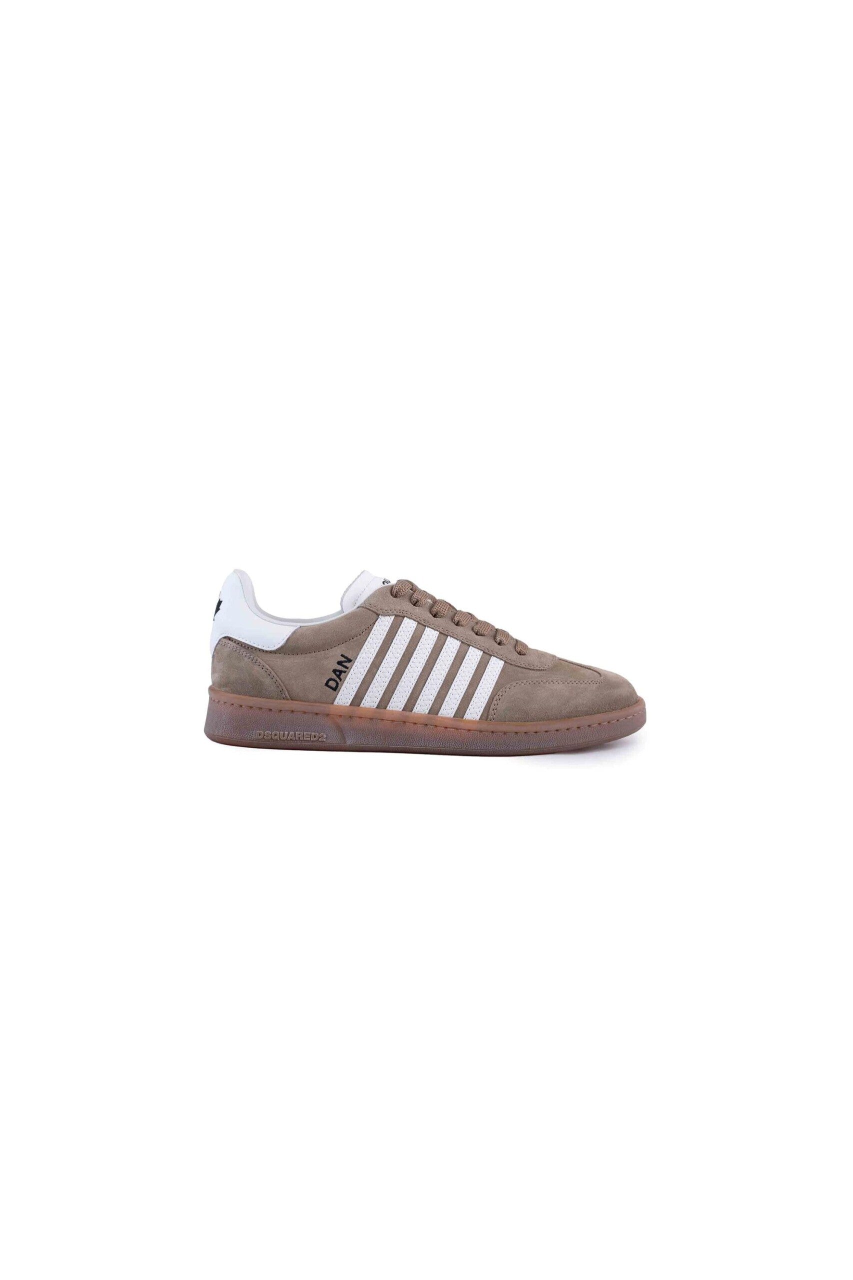 Dsquared2 Sneaker Boxer in Pelle vista laterale