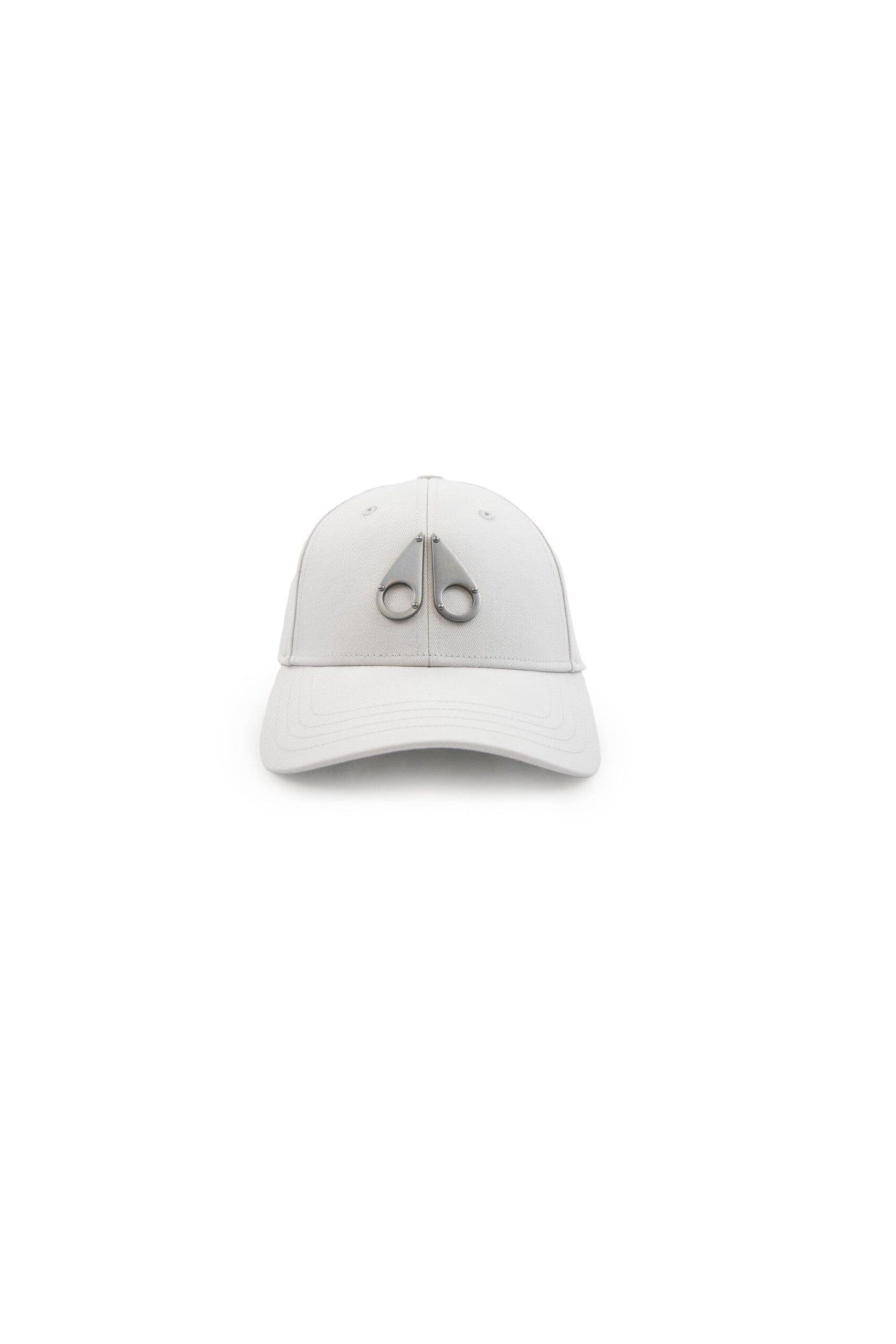 Moose Knuckles Cappello con Placca Logo bianco vista frontale