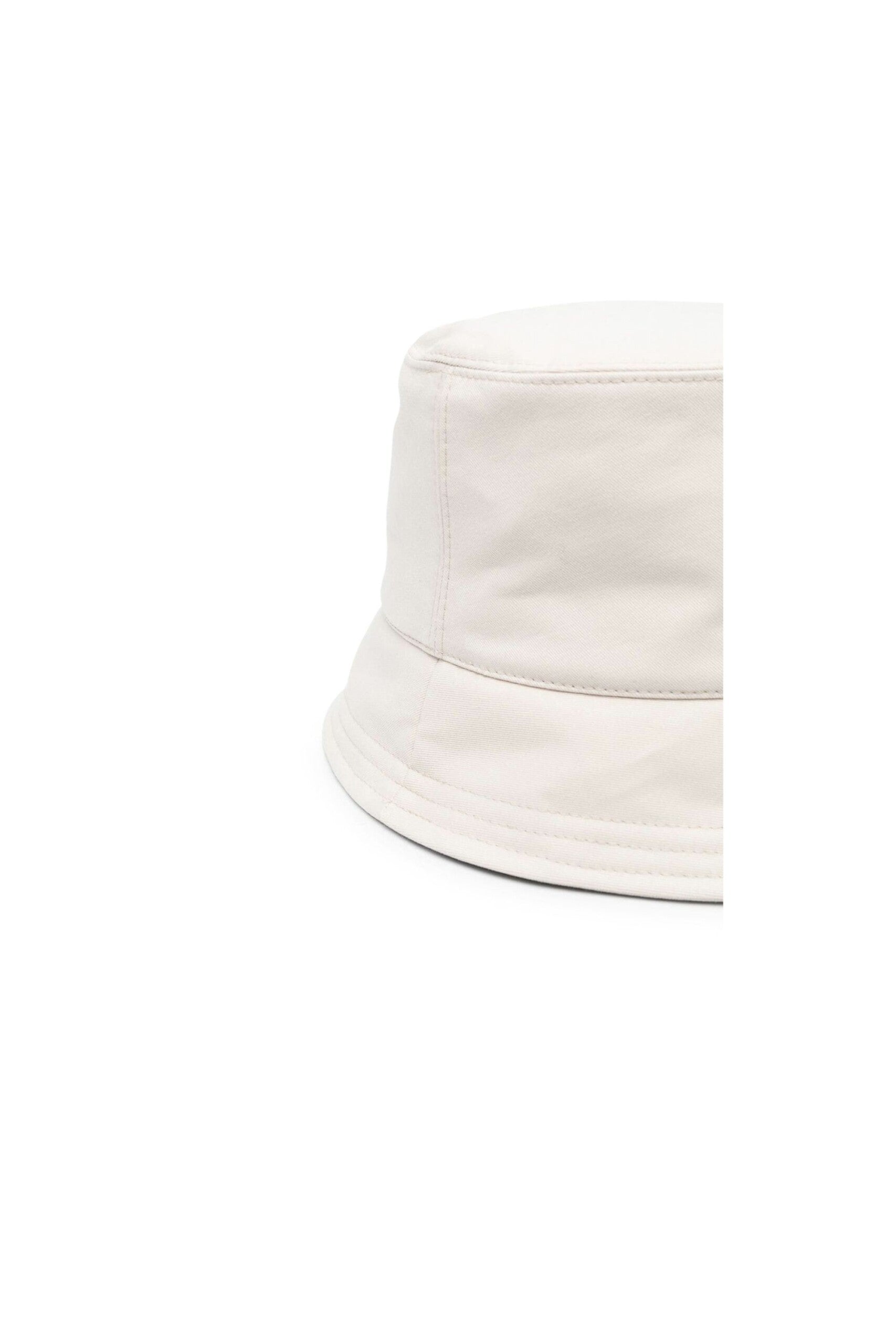 Off White Cappello da Pescatore con Logo vista retro
