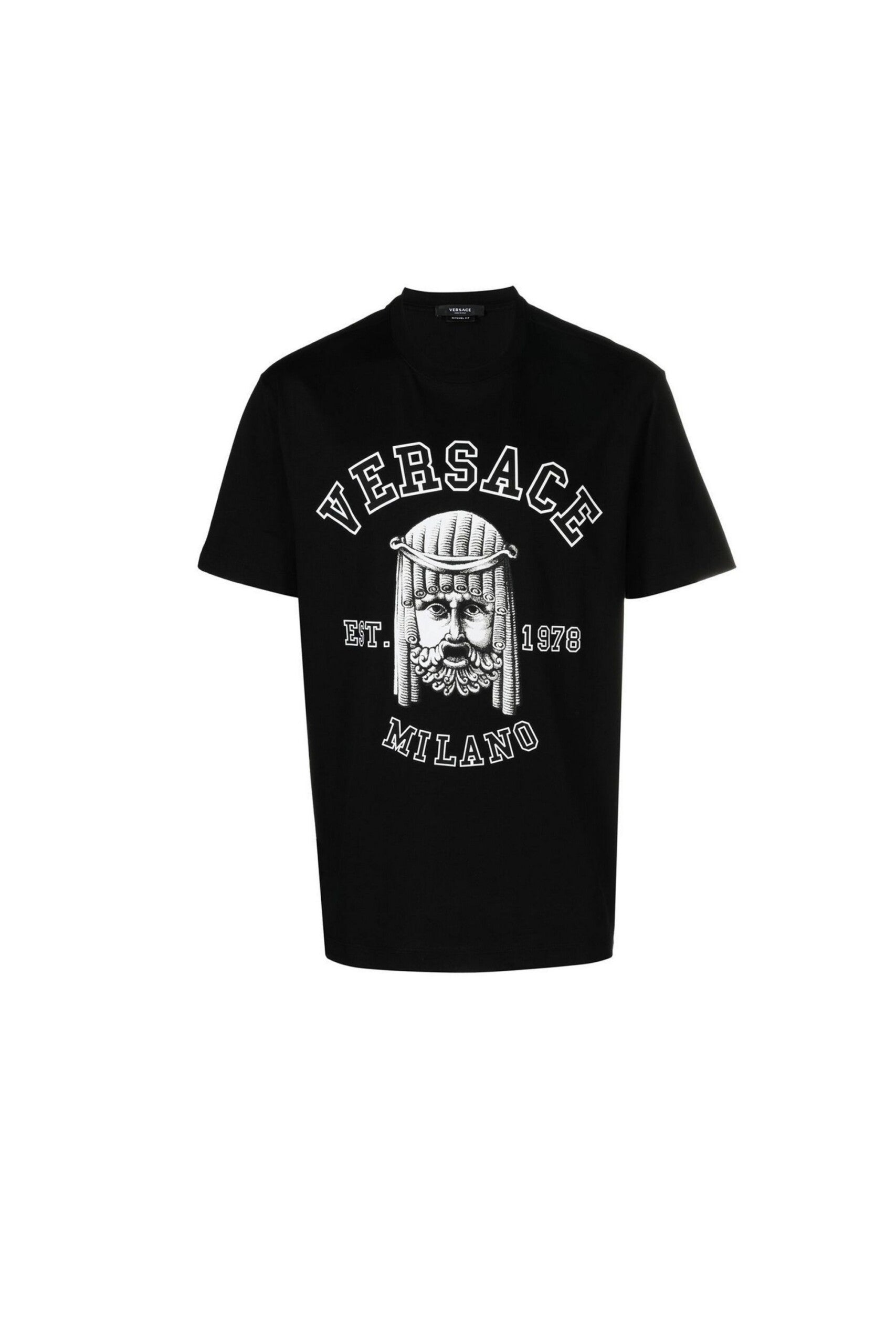 Versace T shirt con Stampa Logo vista frontale