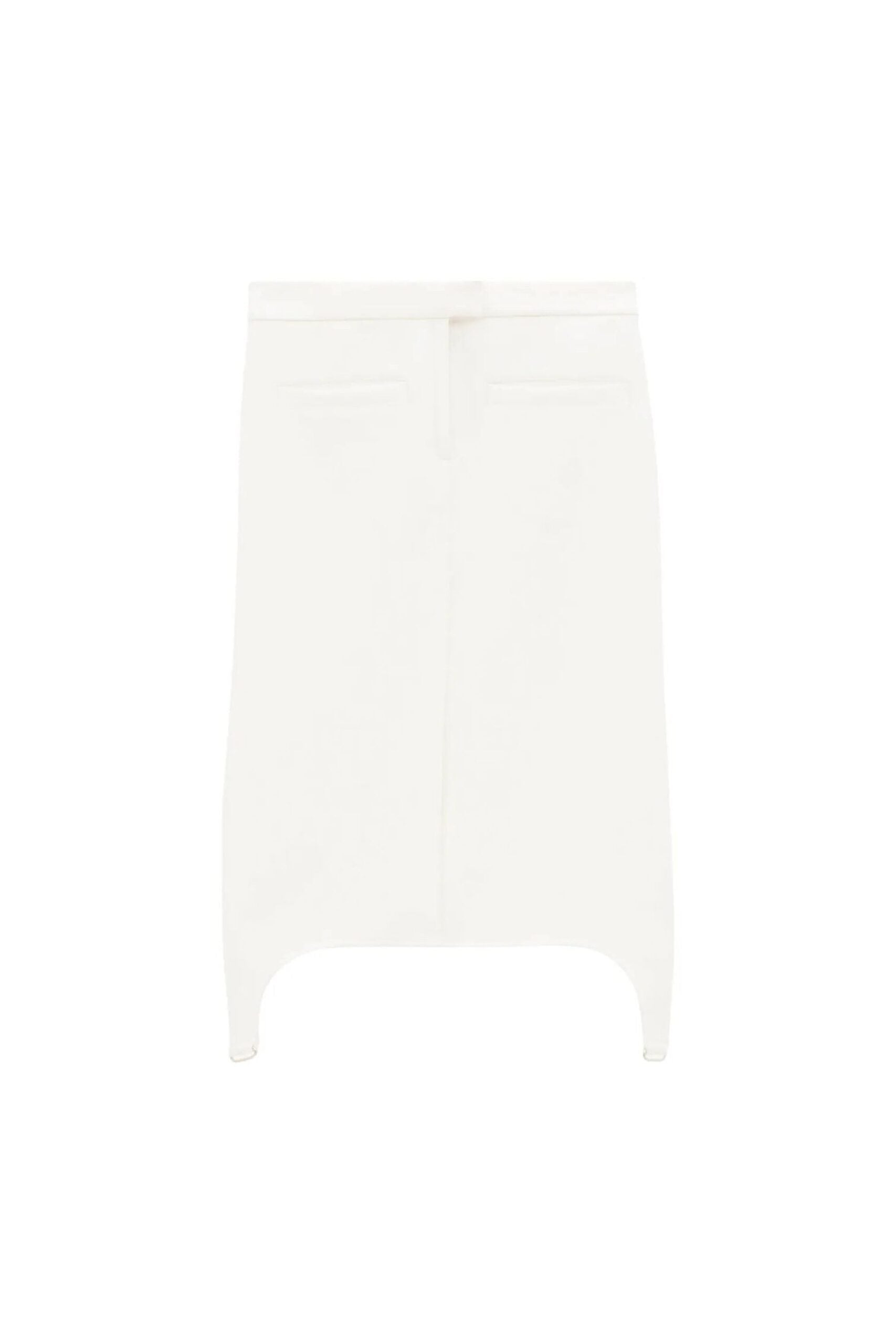 Courrèges Gonna midi con bretelle