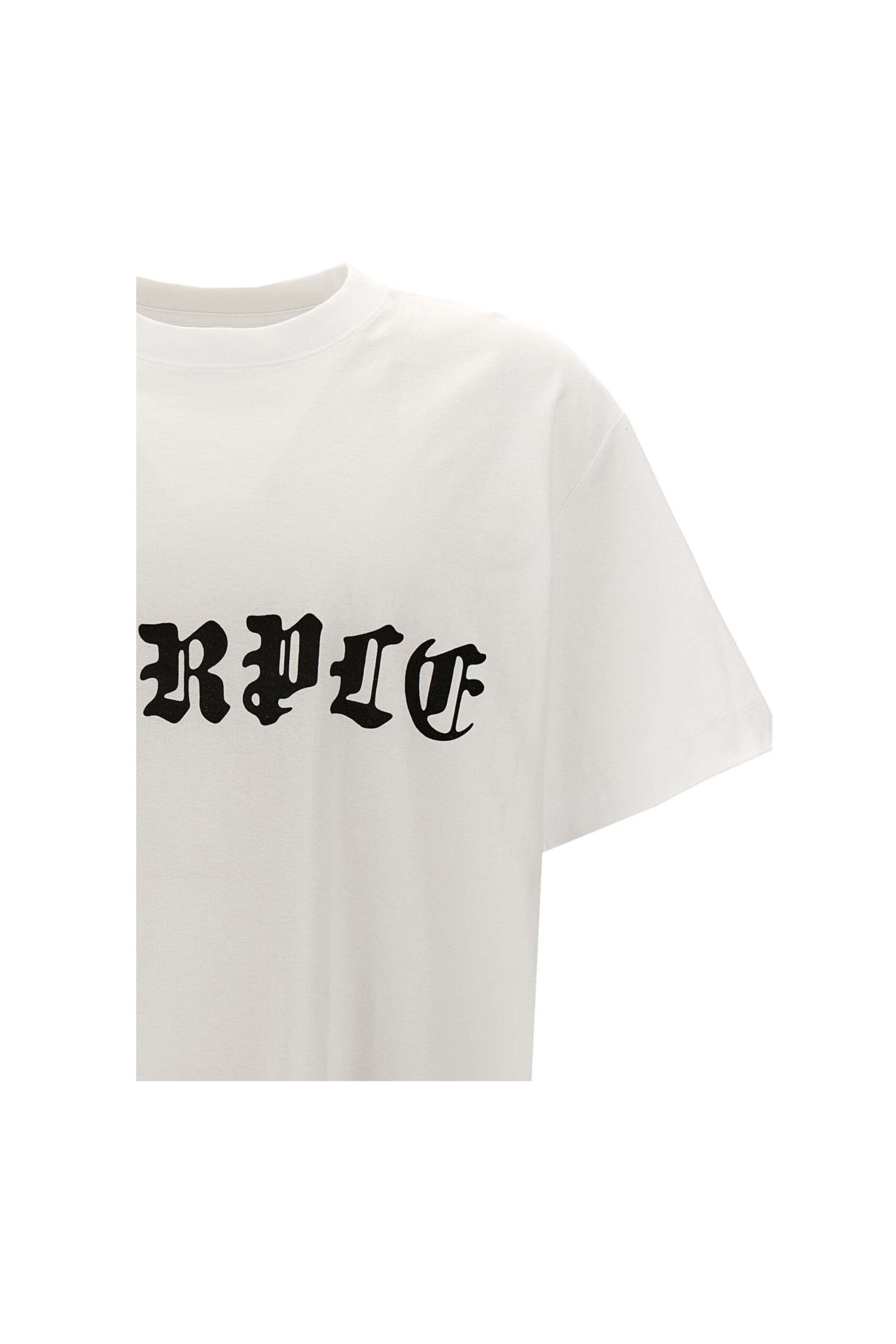 Purple Brand T shirt Gothic con Logo zoom