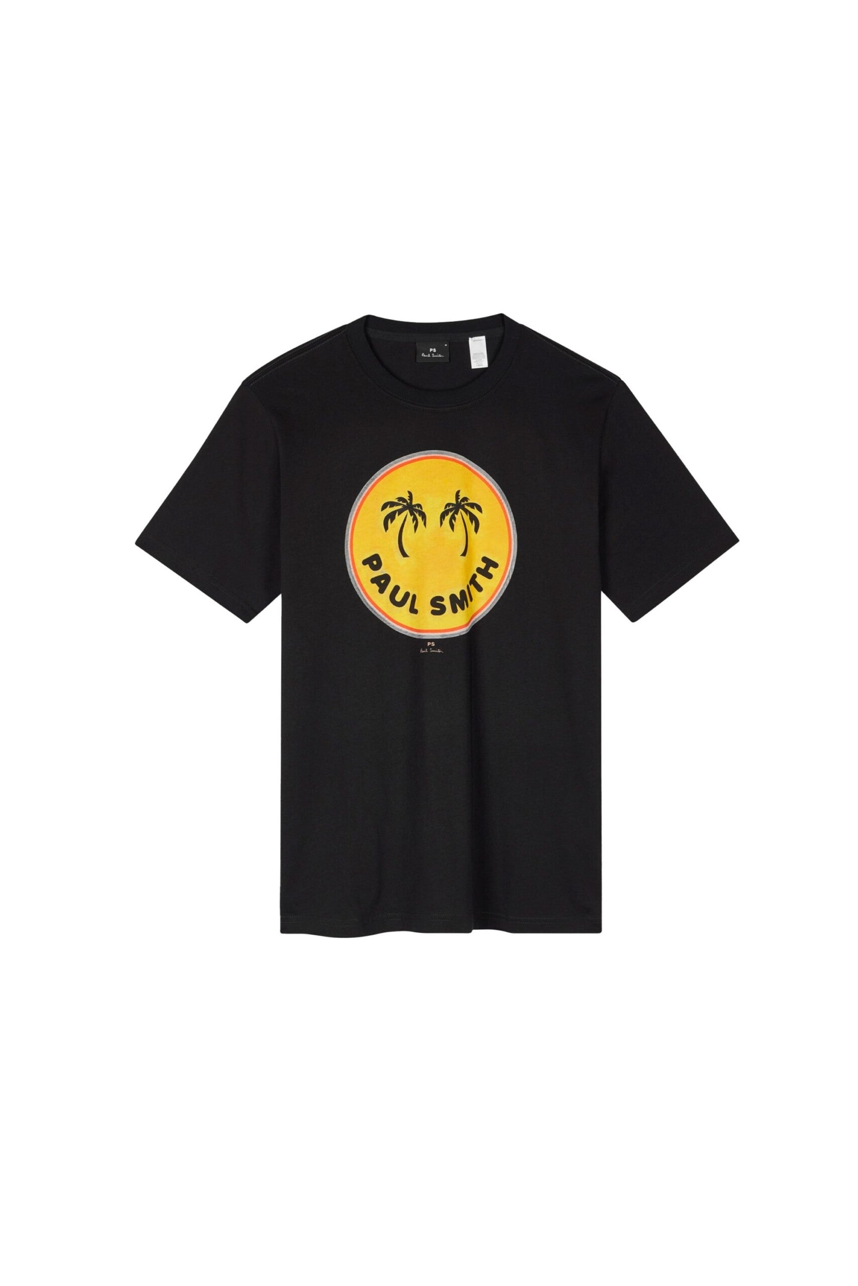 Paul Smith T shirt con Stampa Logo nera vista frontale