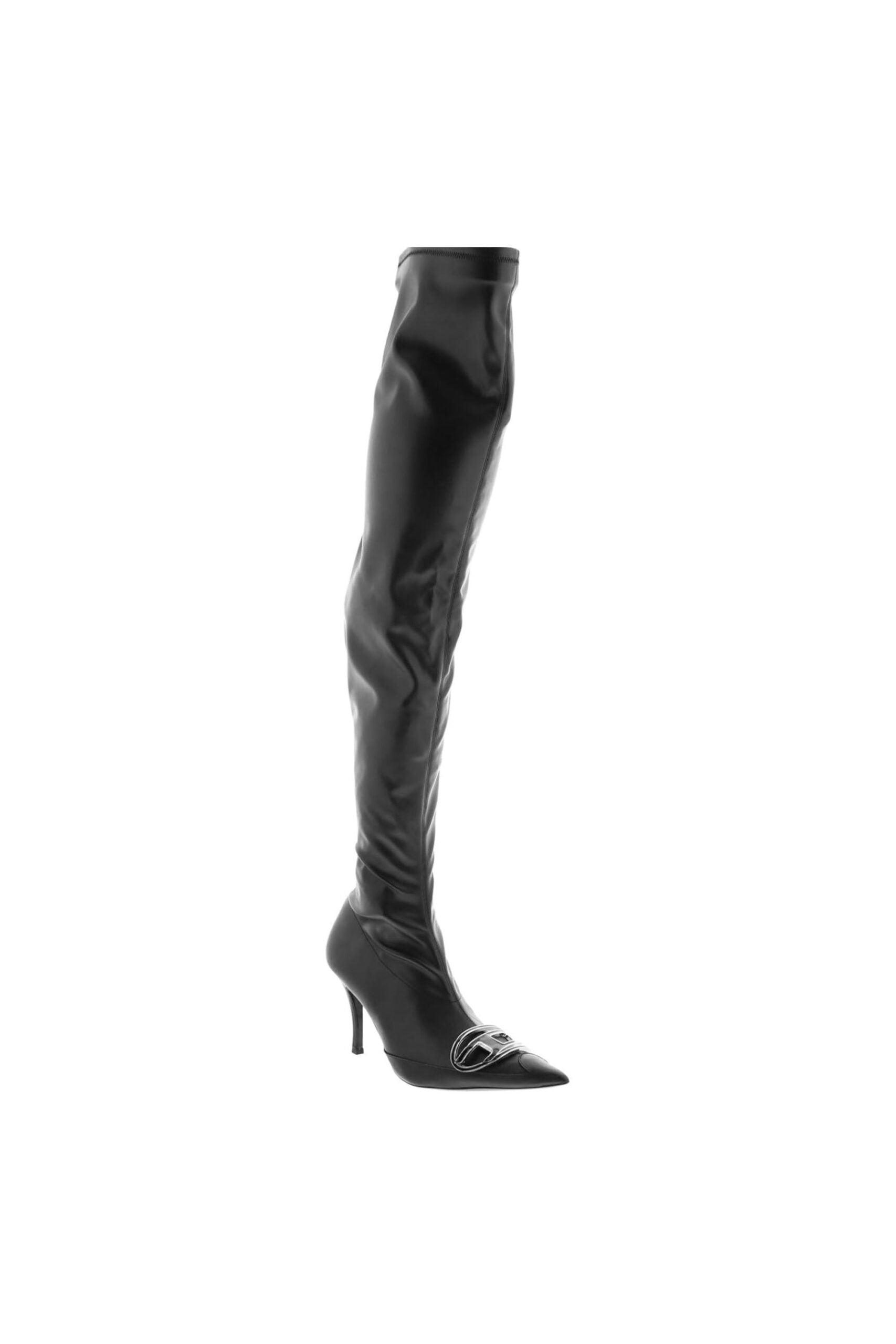Diesel D-Venus Over-the-Knee Leather Boots-3
