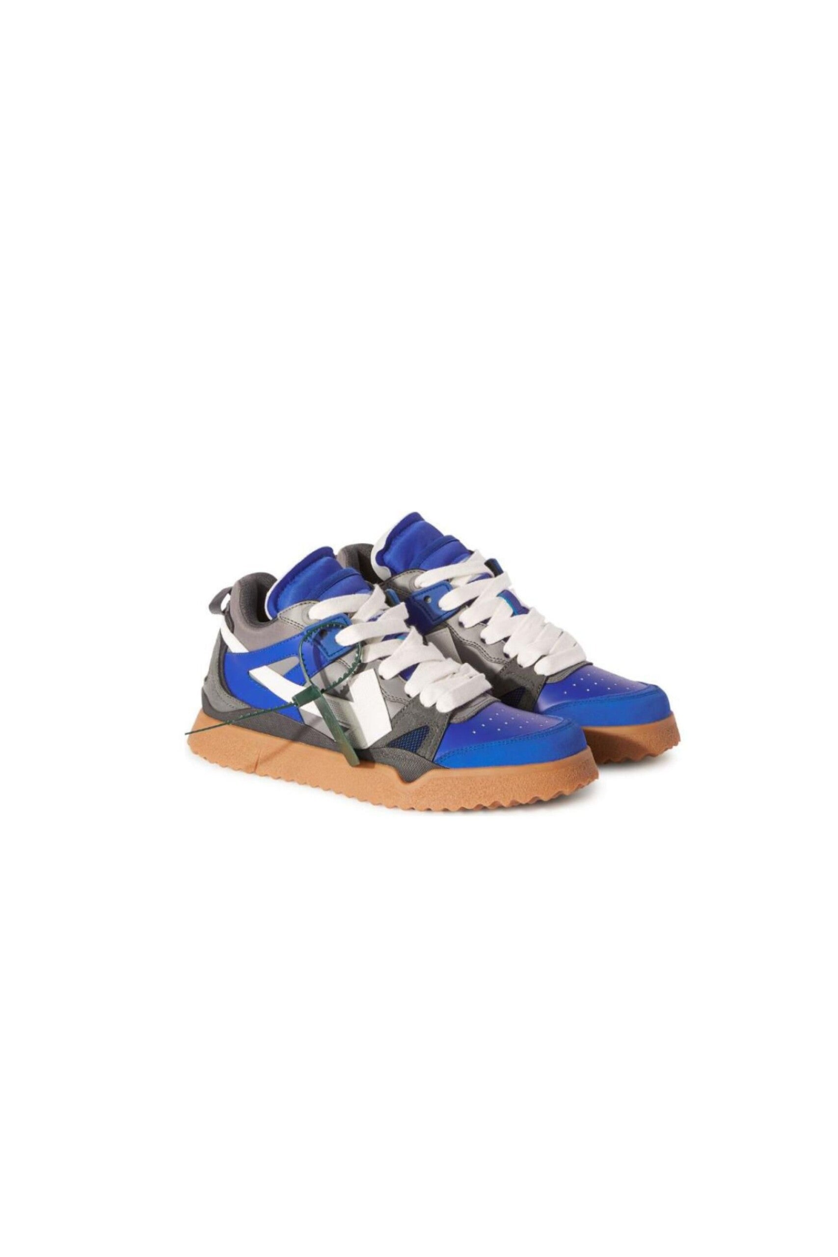 Off White Sneakers Midtop Sponge vista trequarti