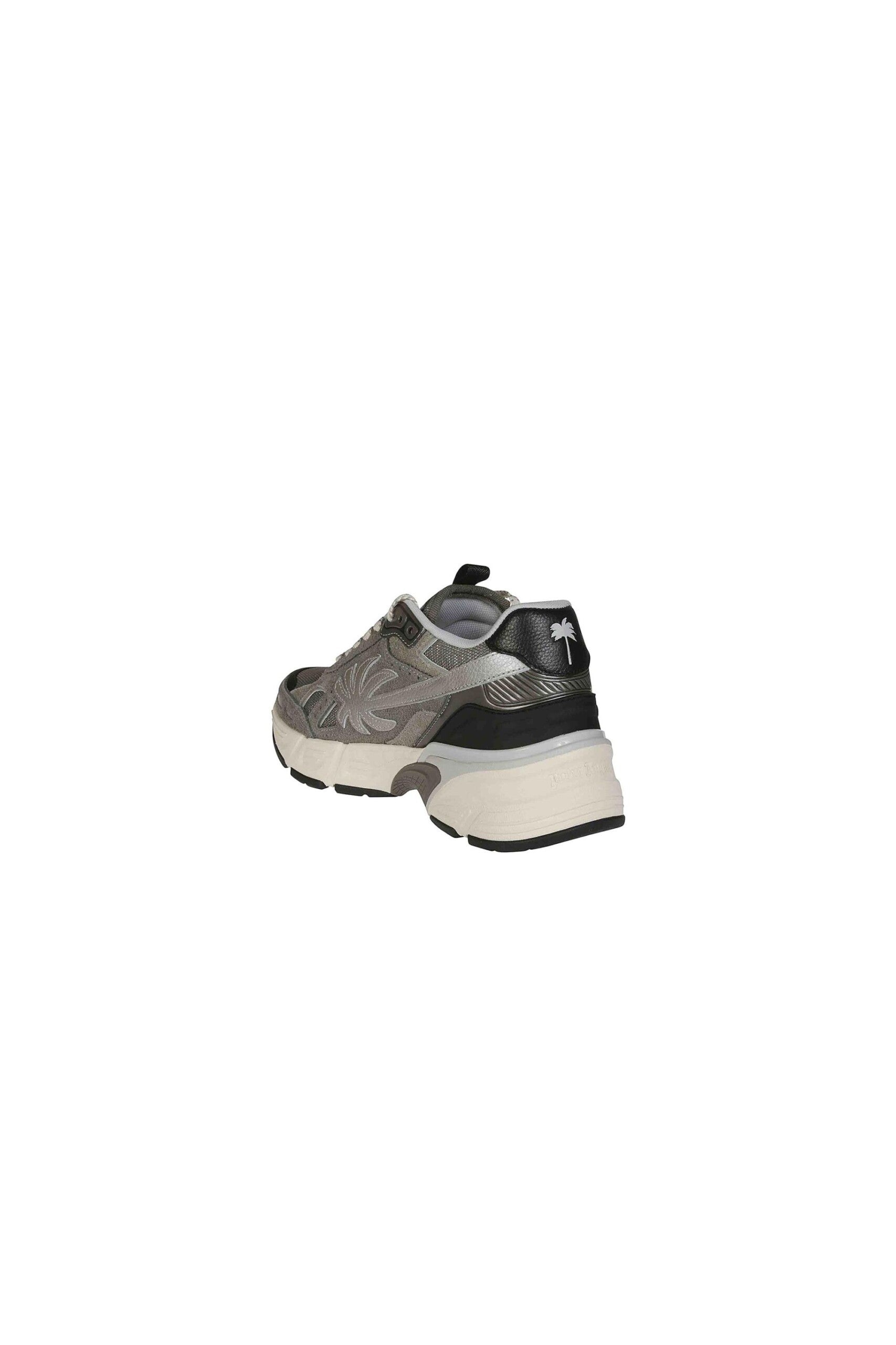 Palm Angels Sneakers PA 4 Runner grigie vista retro