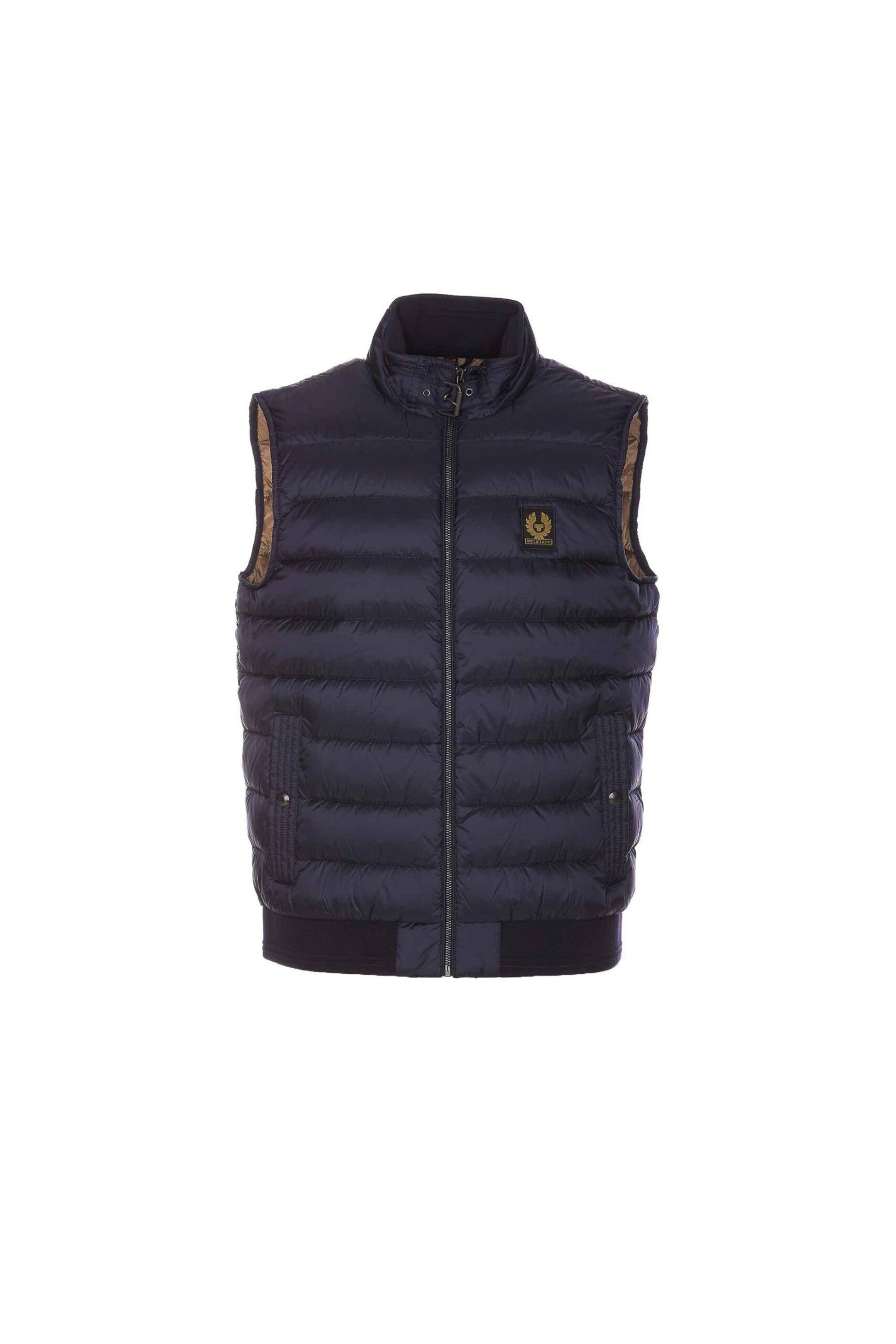 Belstaff Gilet Circuit blu vista frontale
