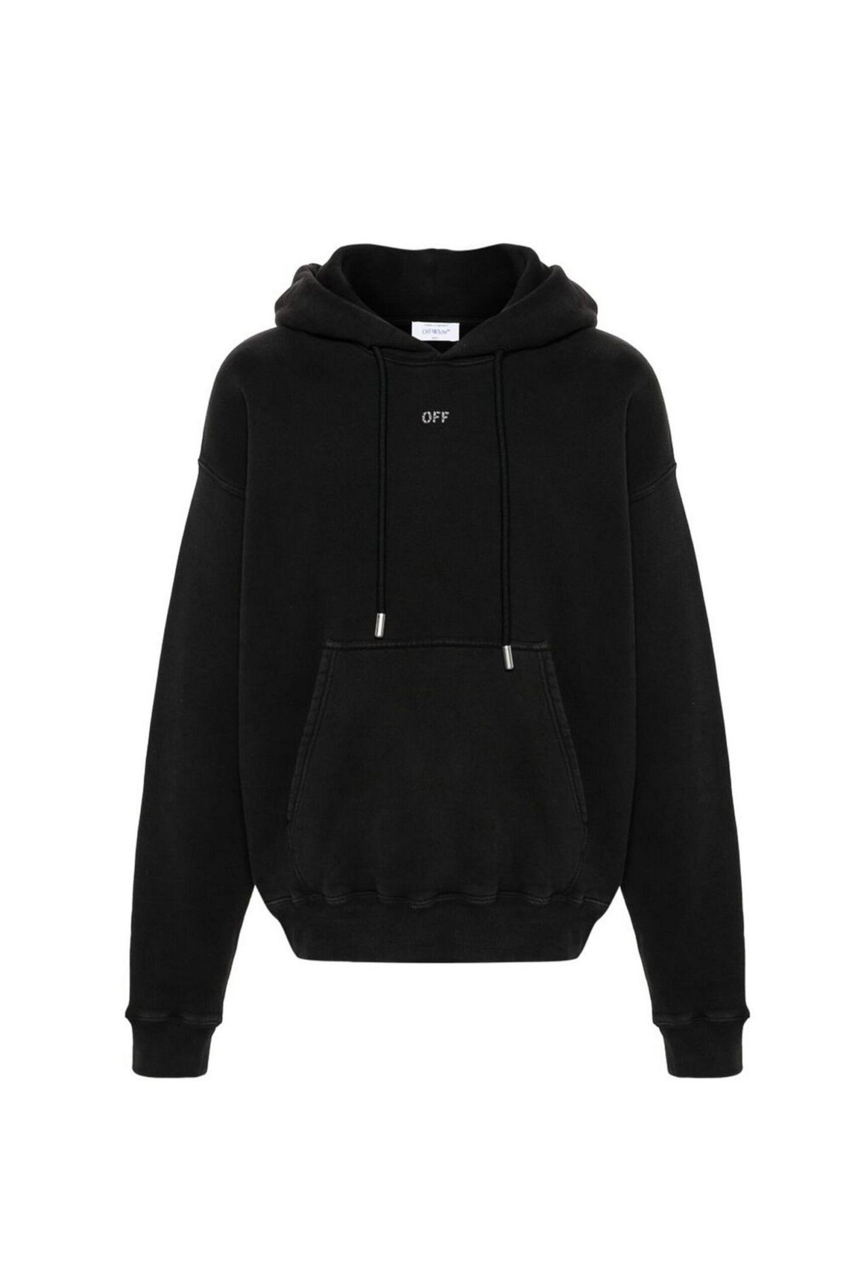 Off White Felpa Mary Skate Con Cappuccio vista frontale