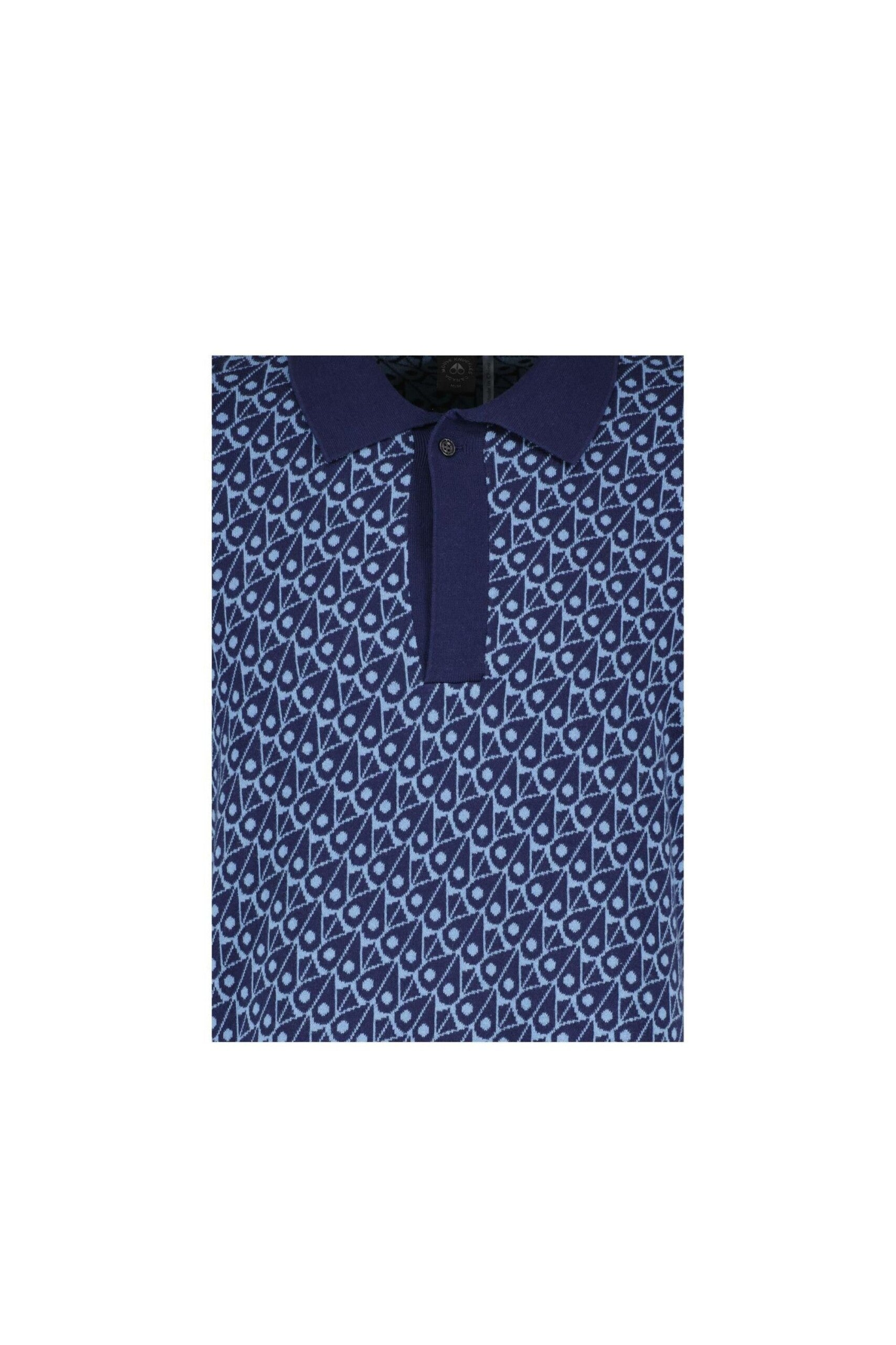 Moose Knuckles Polo robinson vista frontale zoom logo
