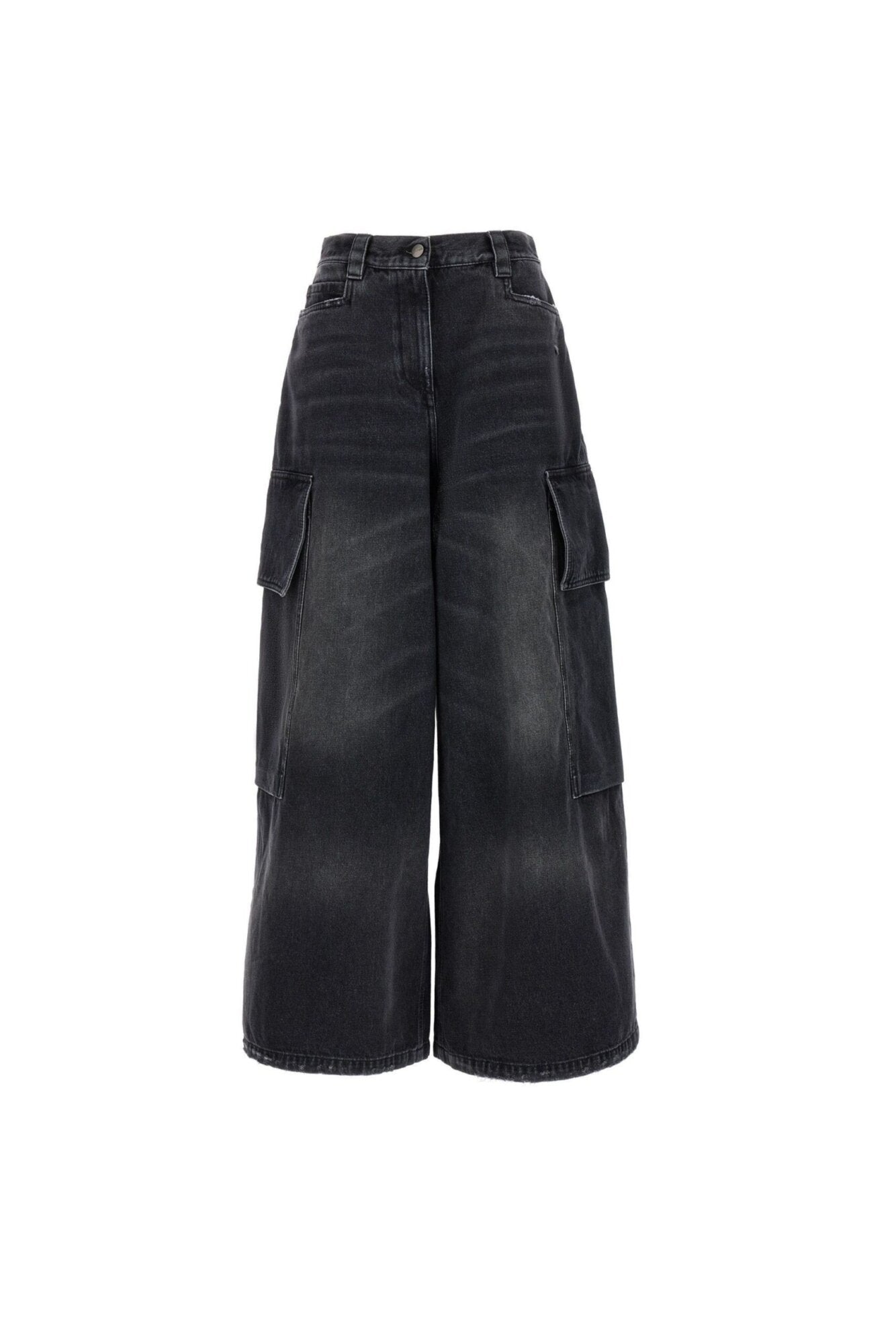 Palm Angels Jeans a gamba ampia-1