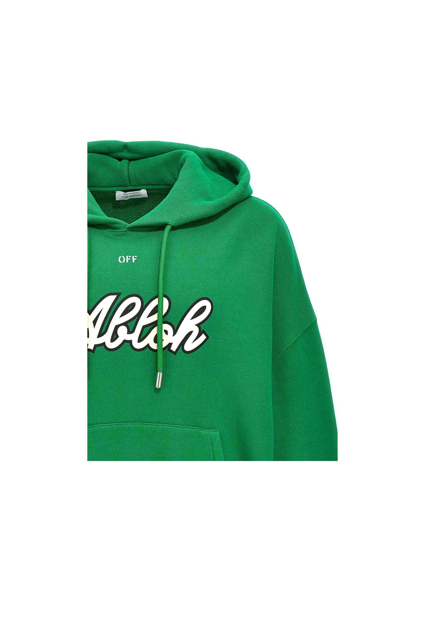 Off White Felpa Football con Stampa Logo zoom