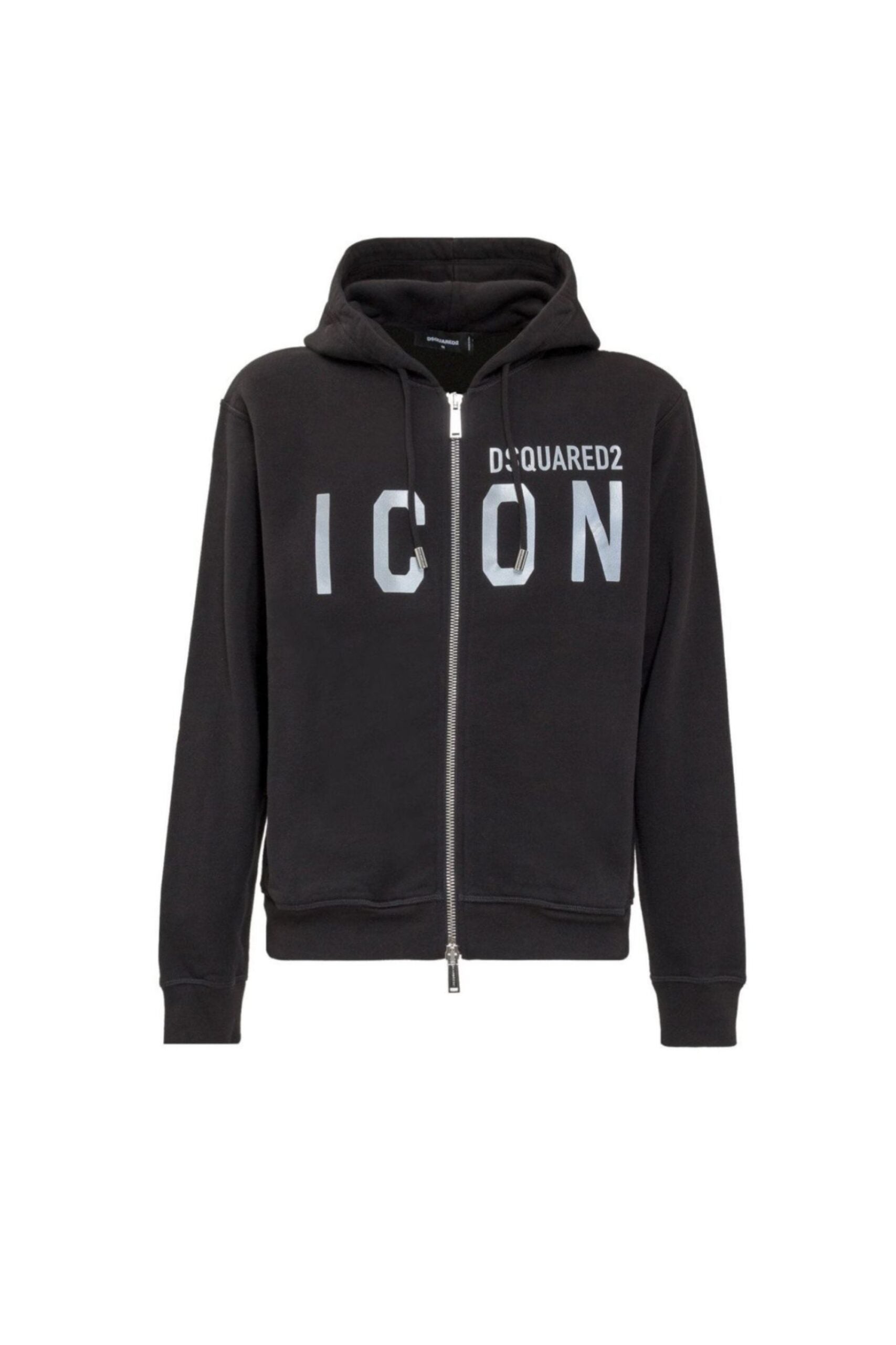 Dsquared2 Felpa Zip con Logo ICON Reflective-1