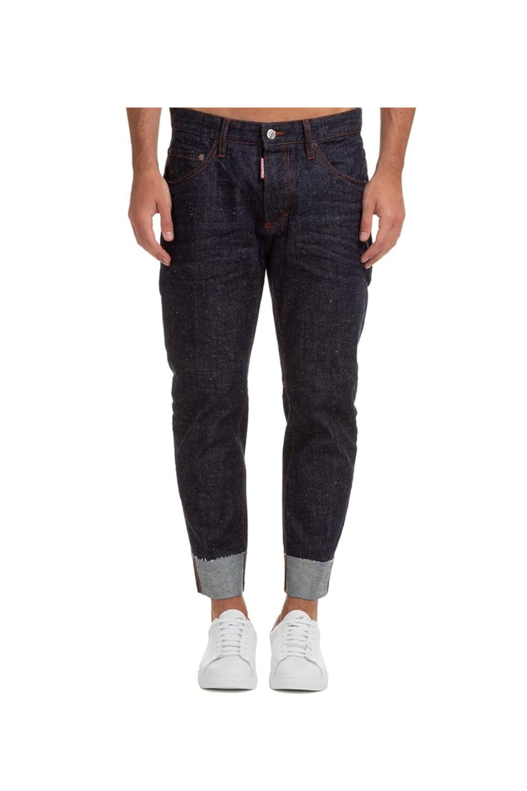 Dsquared2 Jeans Combat con logo sul Retro indossato