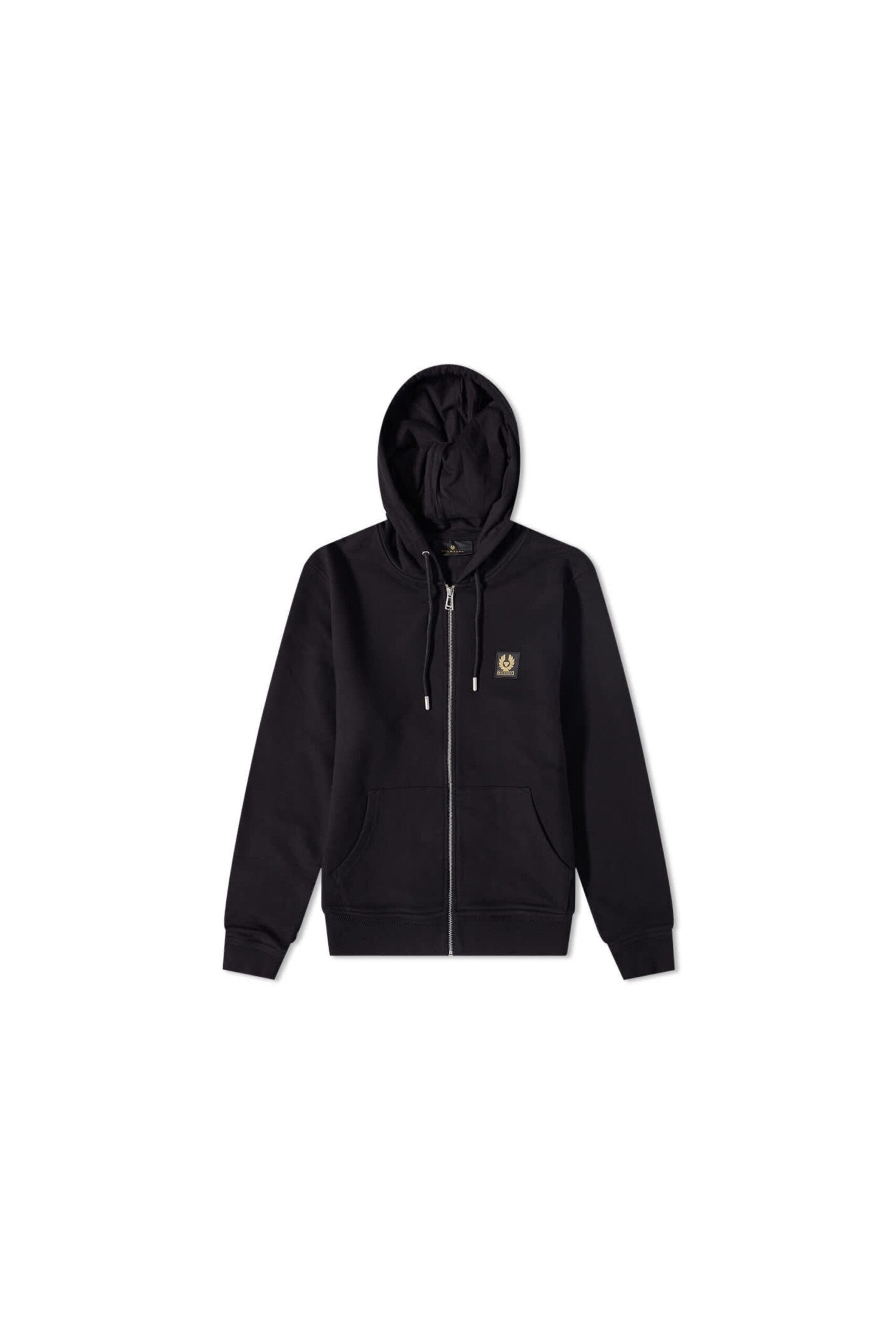 Belstaff Felpa zip Logo con cappuccio vista frontale