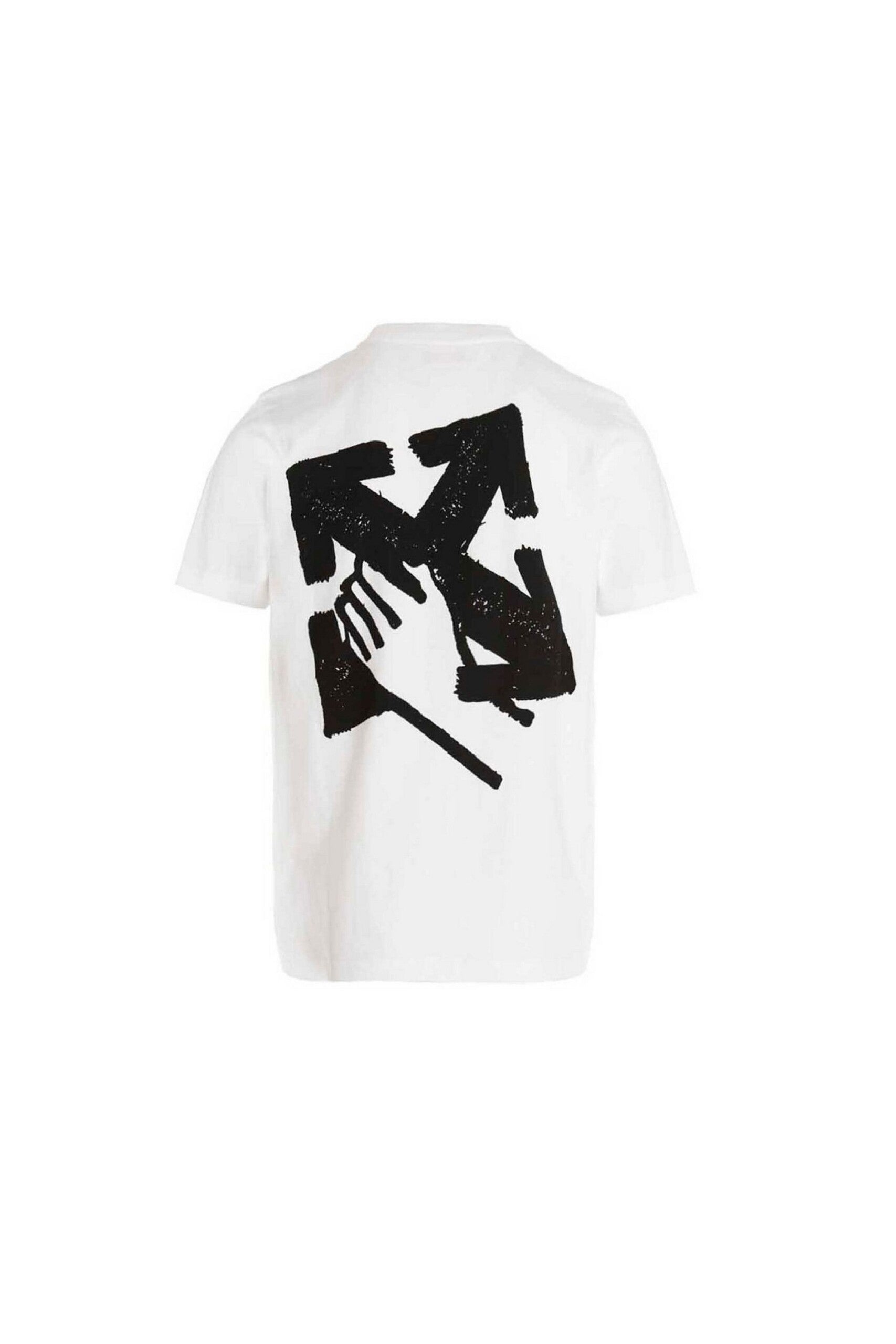 Off White T shirt Hand Arrow vista retro