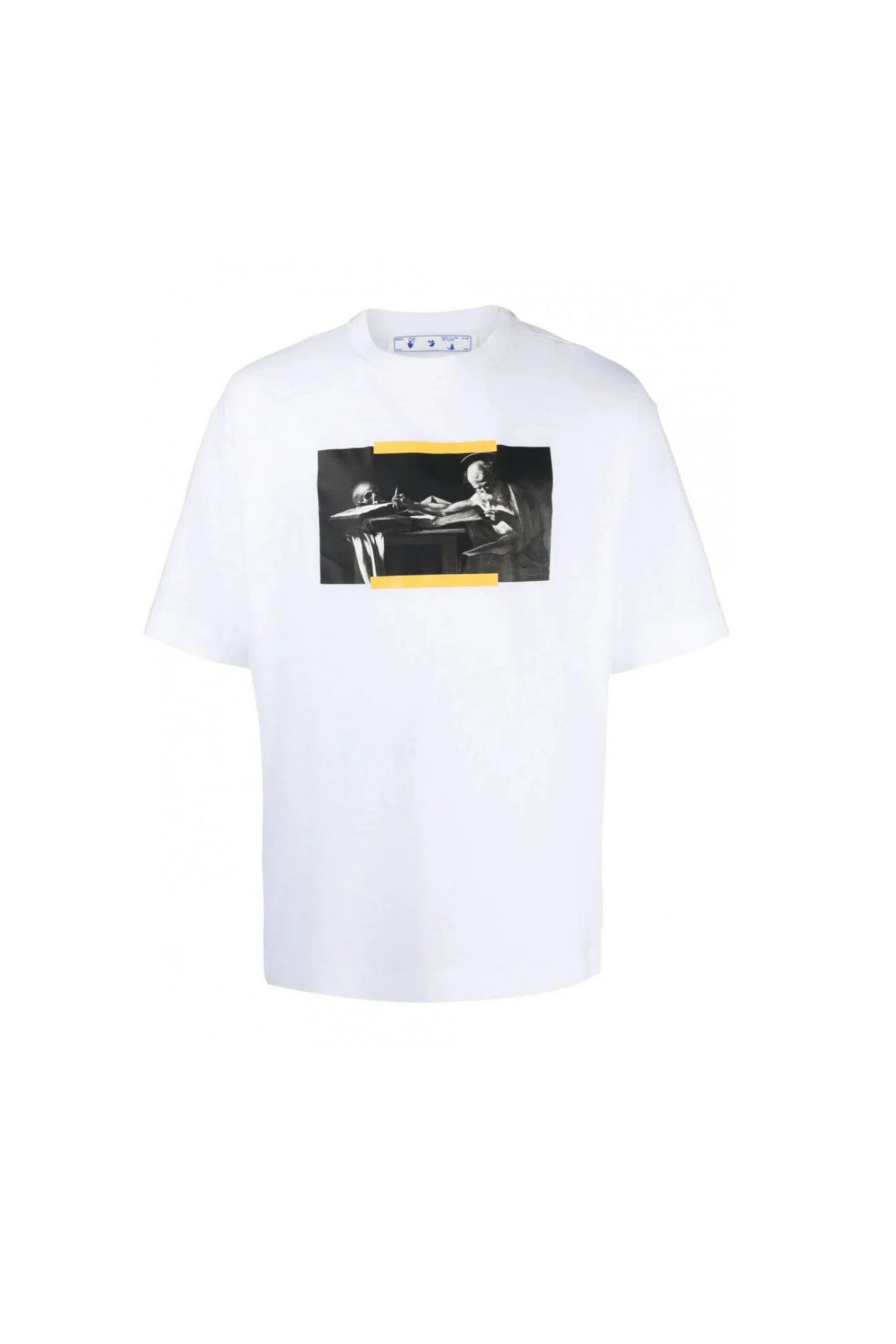 Off White T shirt con Stampa Caravaggio vista frontale