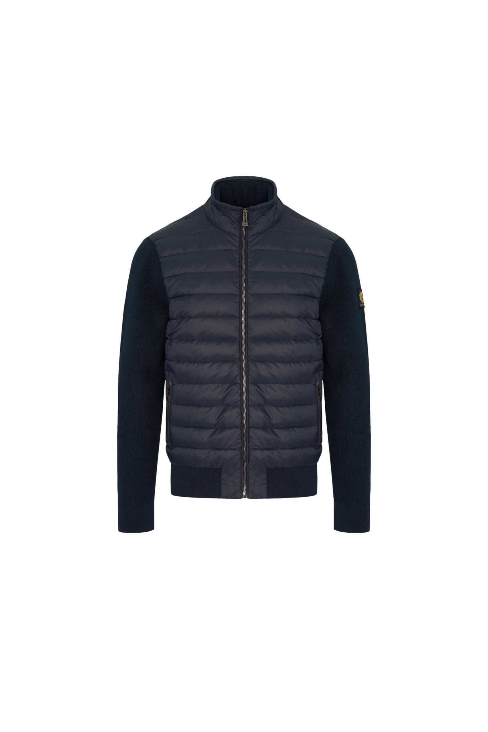 Belstaff Felpa Control Cardigan nera vista frontale