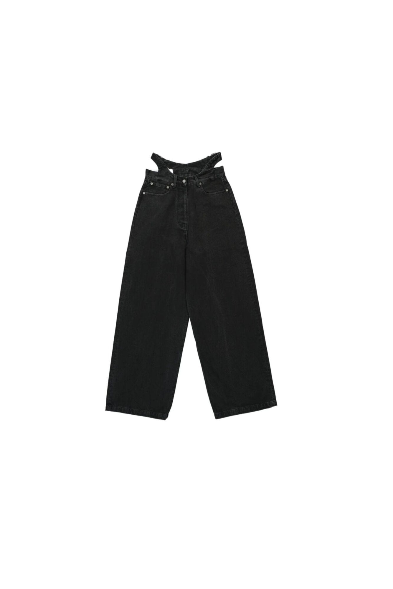 Ambush Jeans a Gamba Ampia con Cut-Out