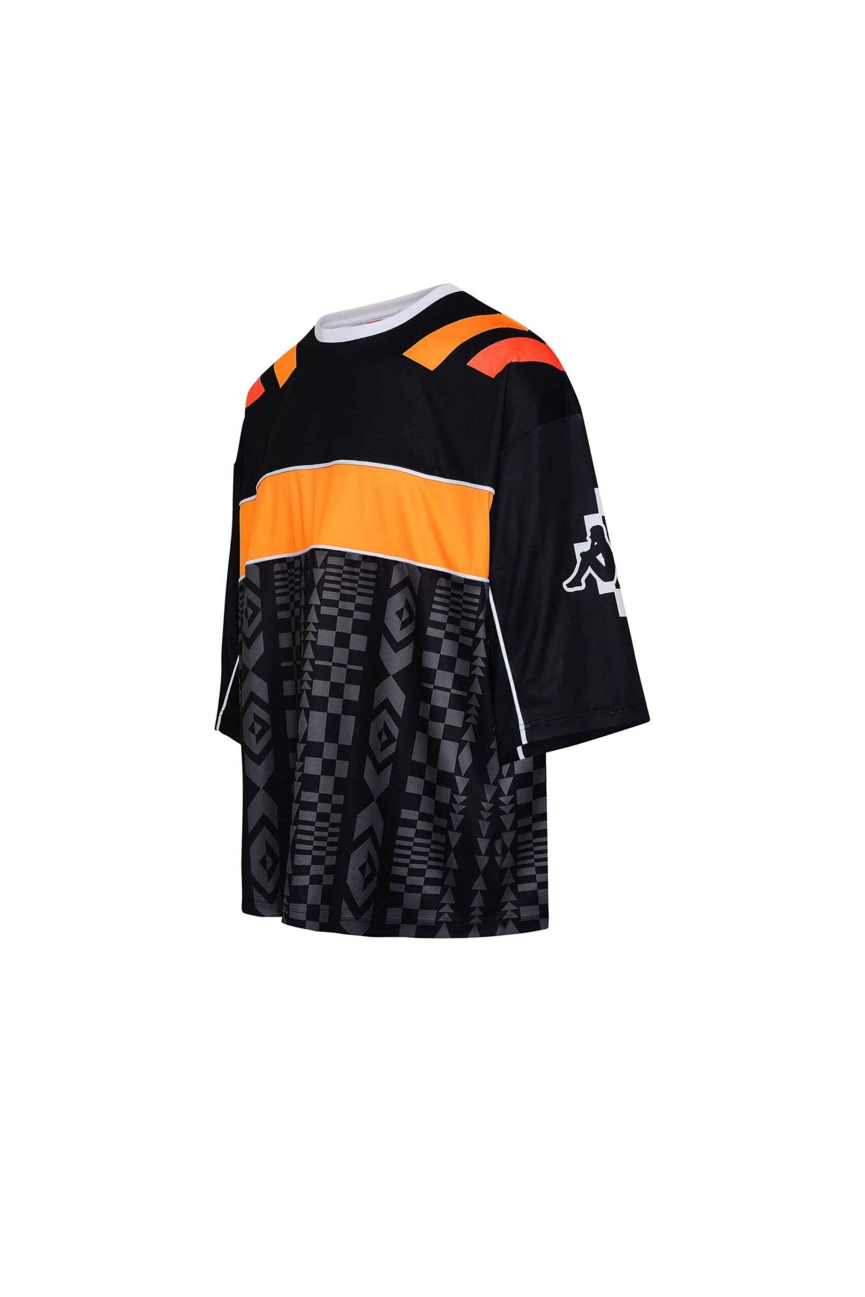 Marcelo Burlon x Kappa T shirt con Logo vista laterale