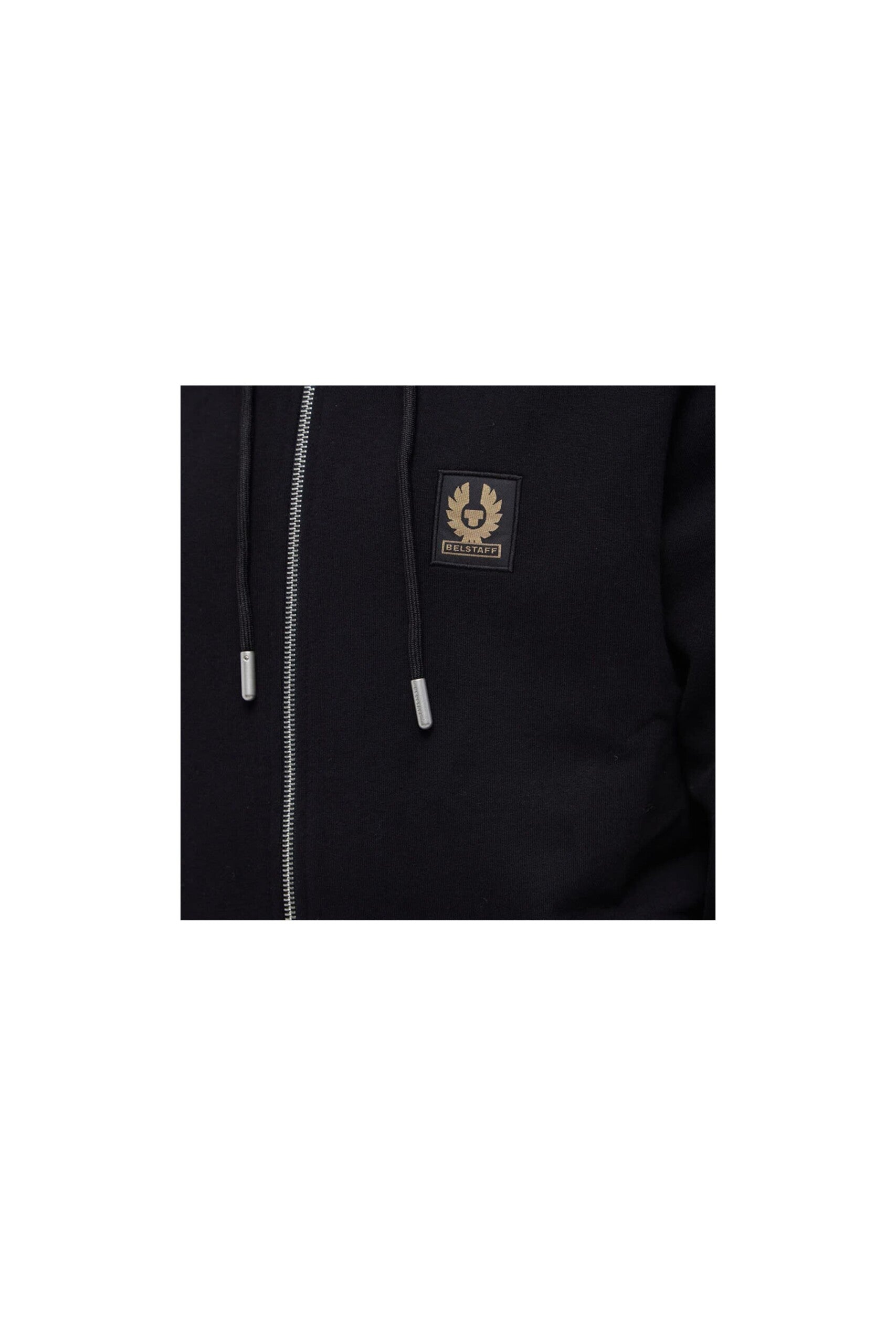 Belstaff Felpa zip Logo con cappuccio zoom