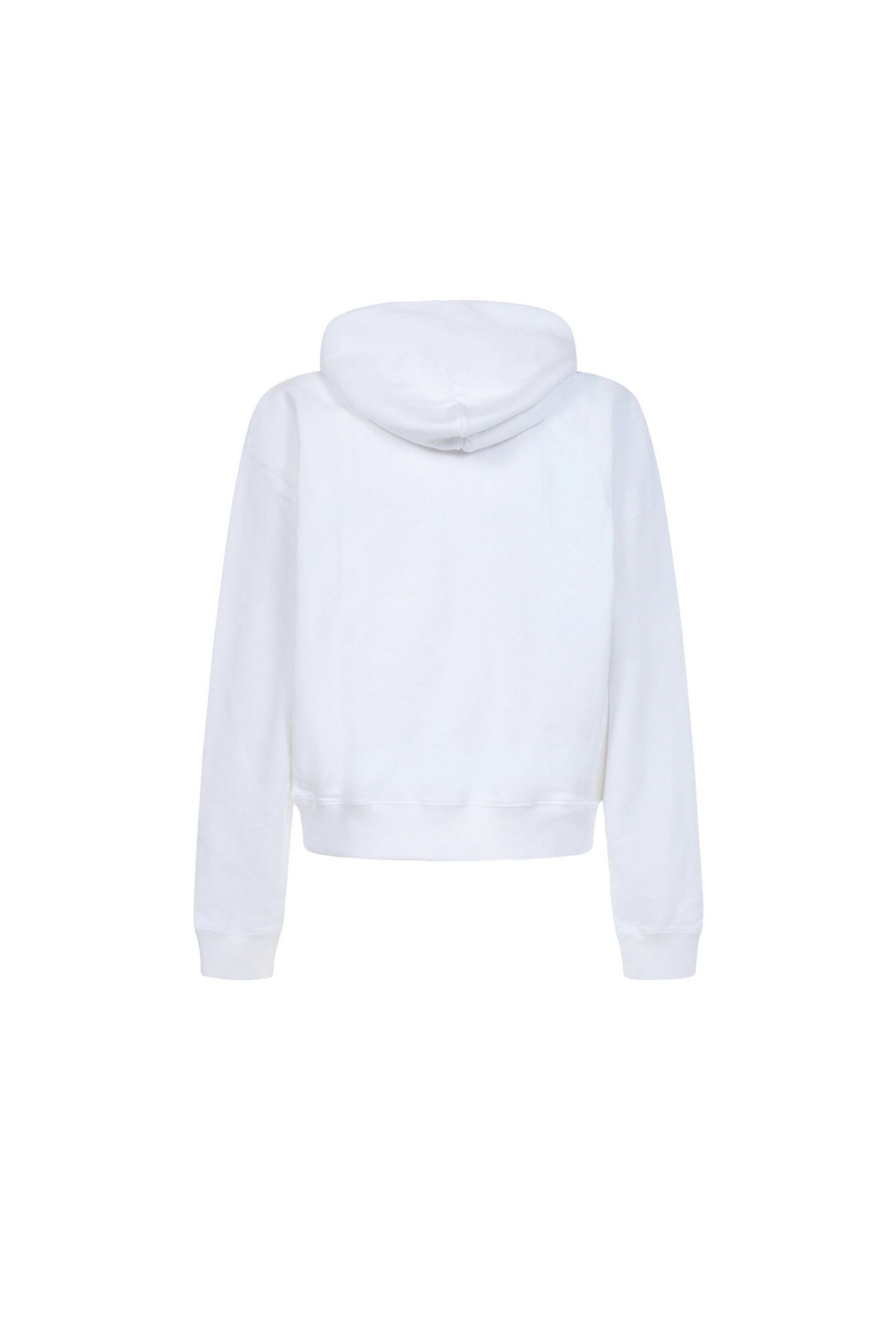 Off White Felpa Monalisa con Cappuccio vista retro