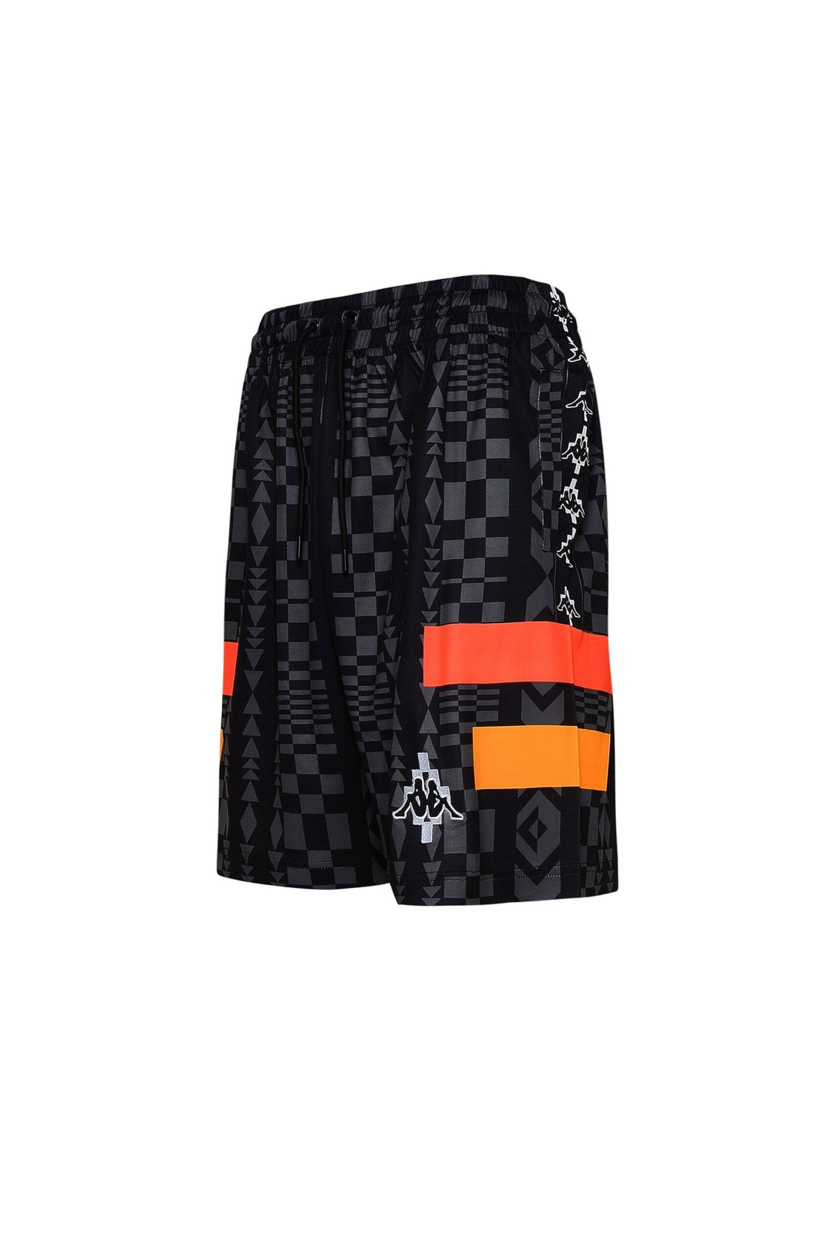 Marcelo Burlon x Kappa Shorts con Logo vista laterale