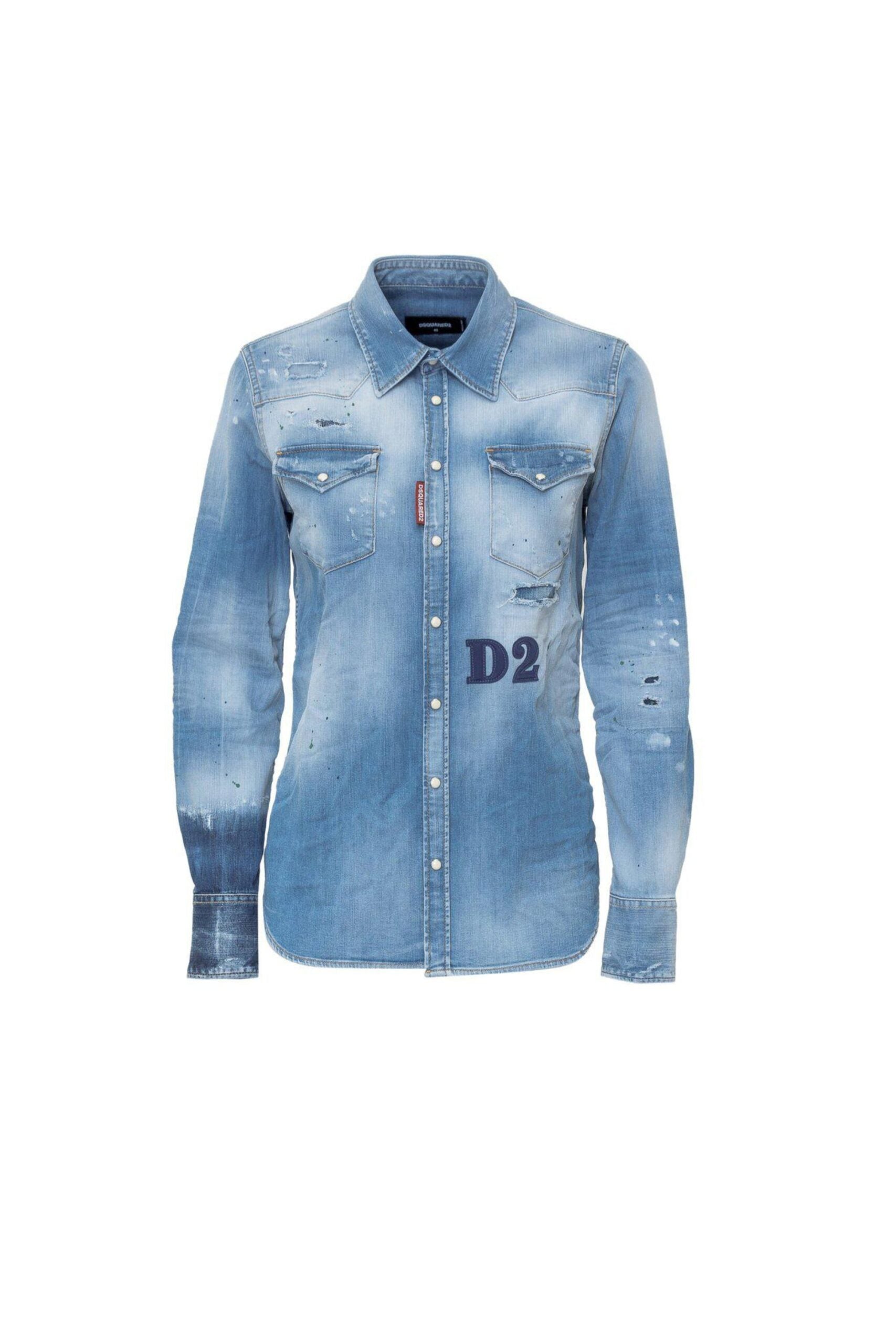 Dsquared2 Camicia Western in Denim-1