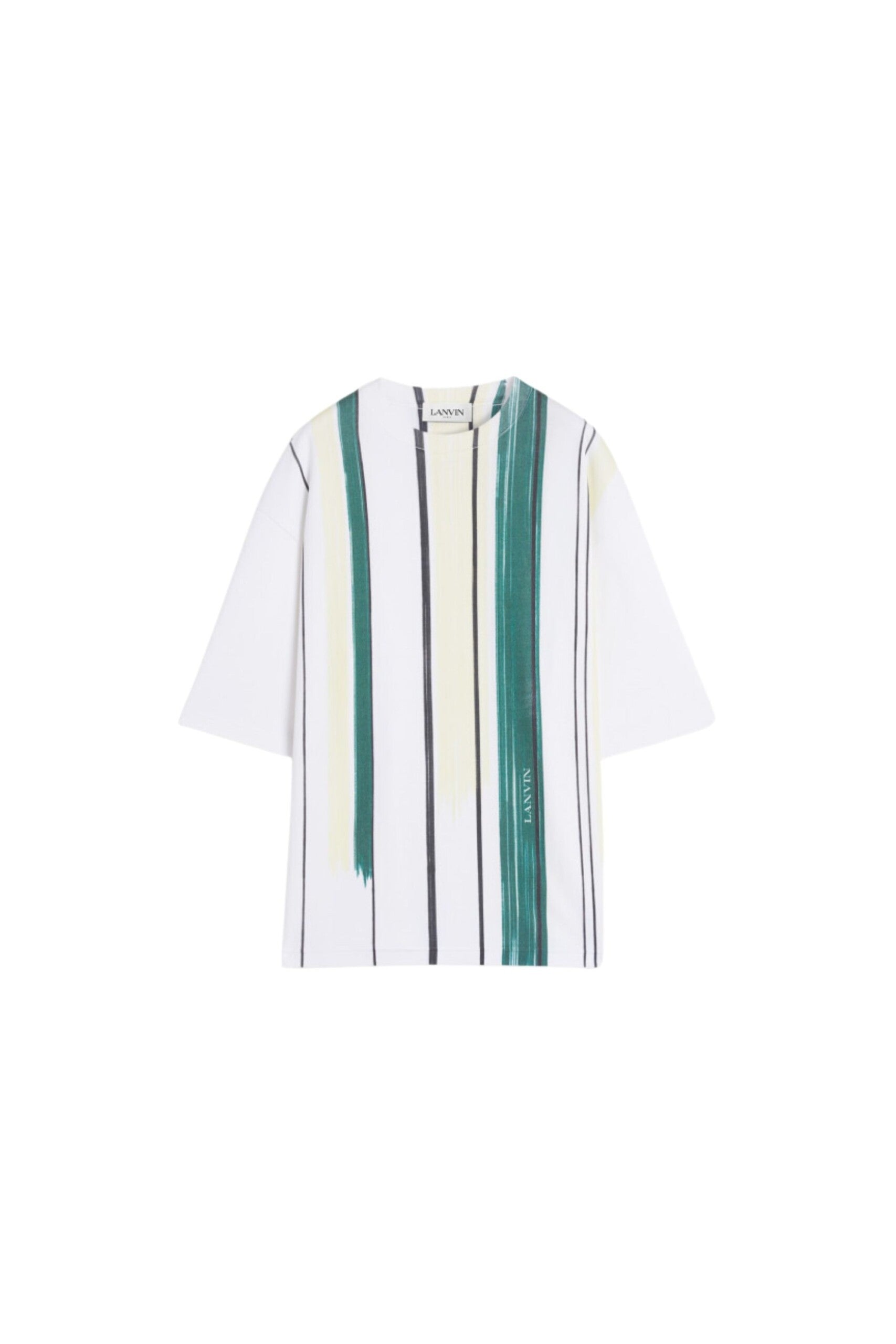 Lanvin T shirt Oversize con Logo vista frontale