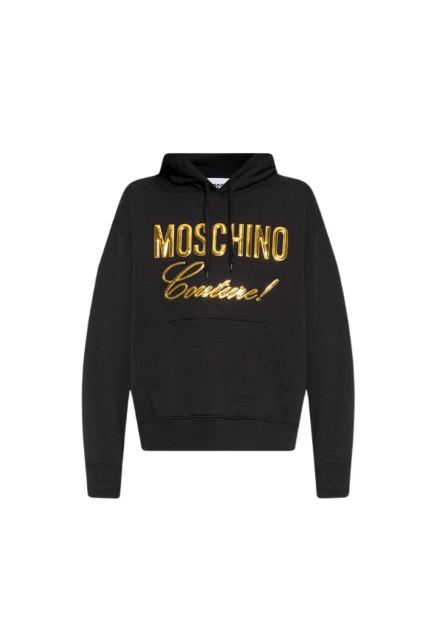 Moschino Felpa con Logo effetto metallizzato