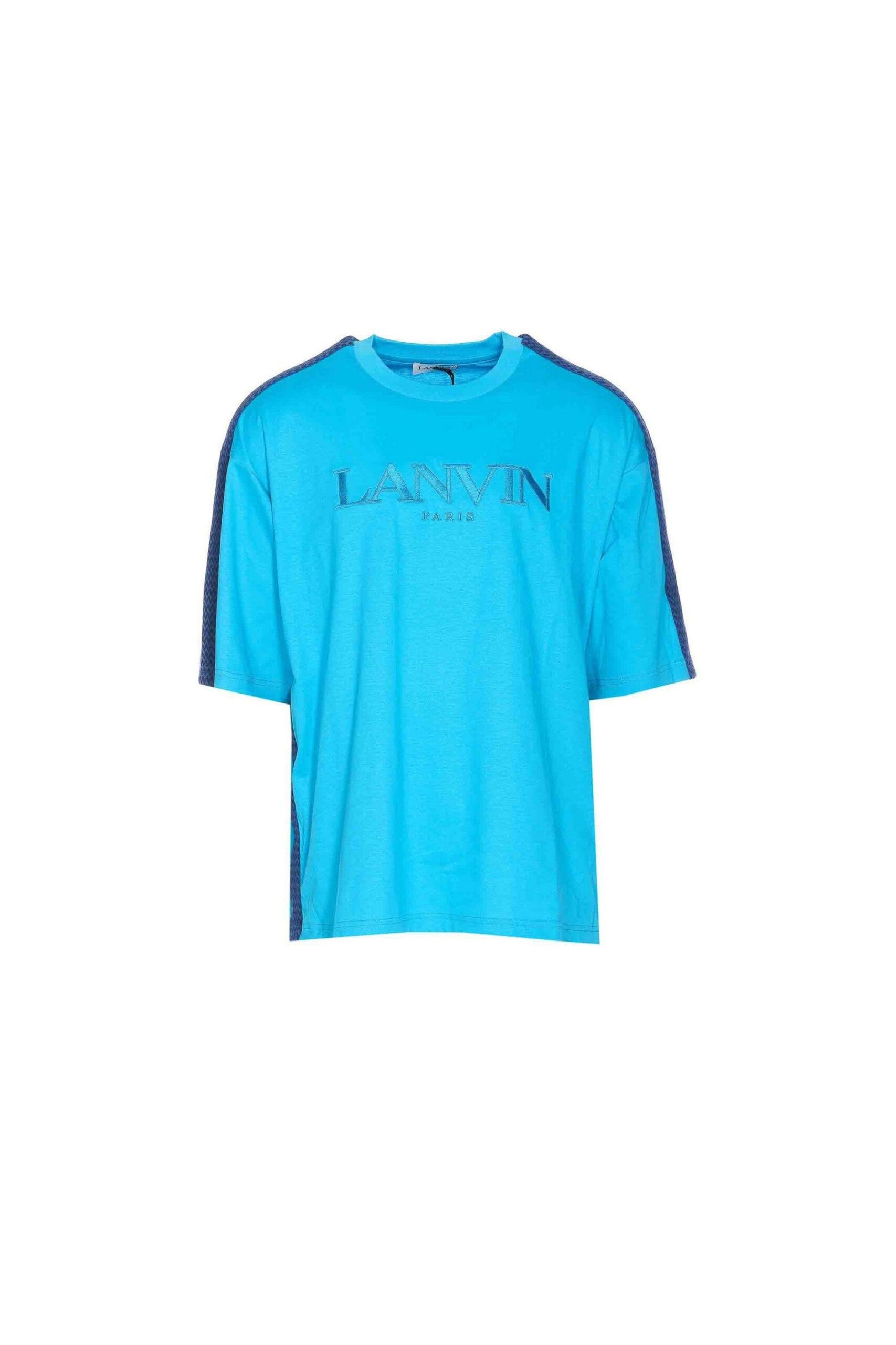 Lanvin T shirt Curb con Logo vista frontale